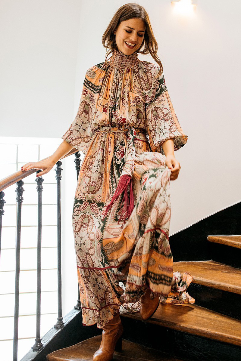 Miss June Maxi Jurk Hendrix