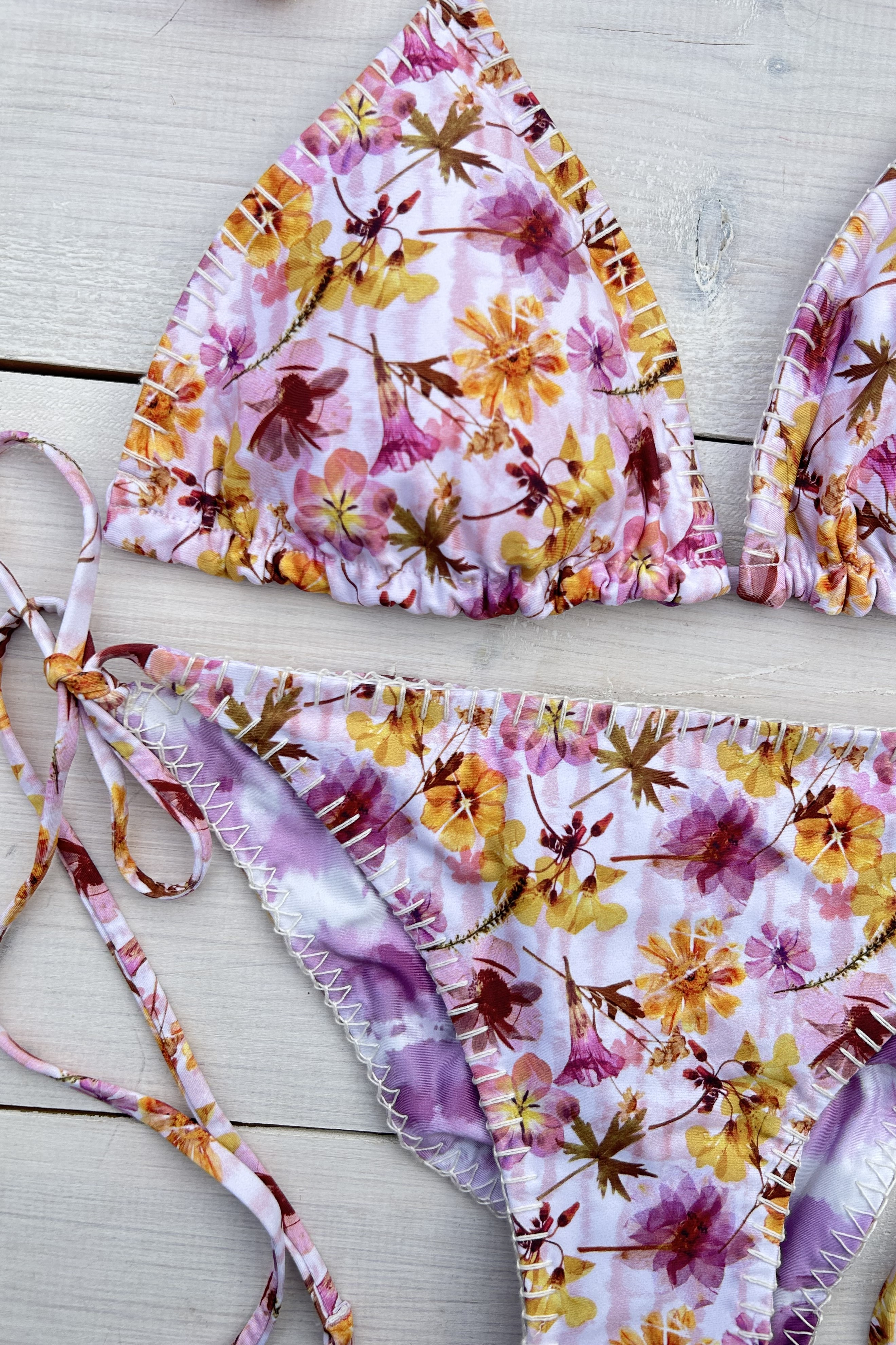 Cosita Linda Sunrise Omkeerbaar Tie Side Bikini Broekje