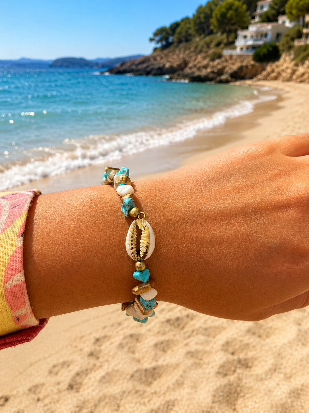 Hot Lava Indy Bracelet Turquoise/Gold