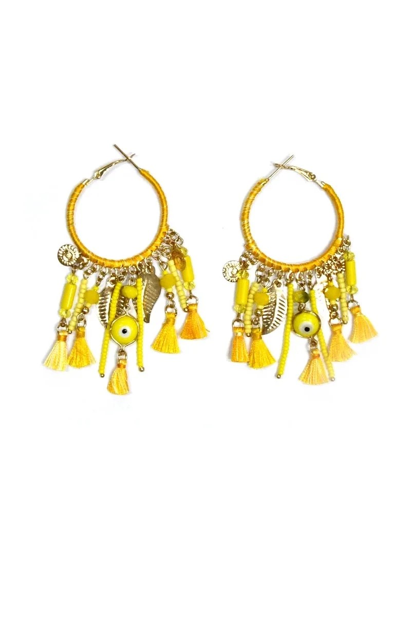 Earrings Bahama Beach Yellow