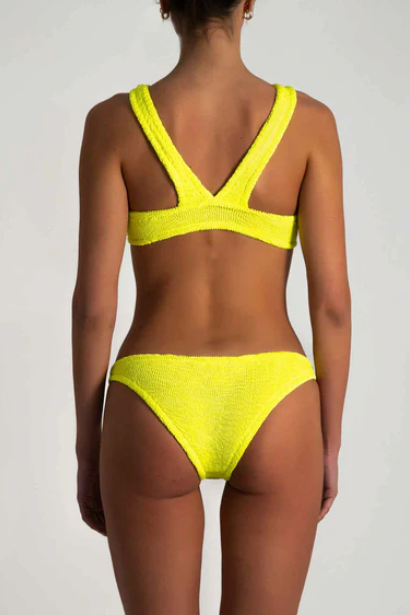 Paramidonna V-Neck Bikini Neon Yellow