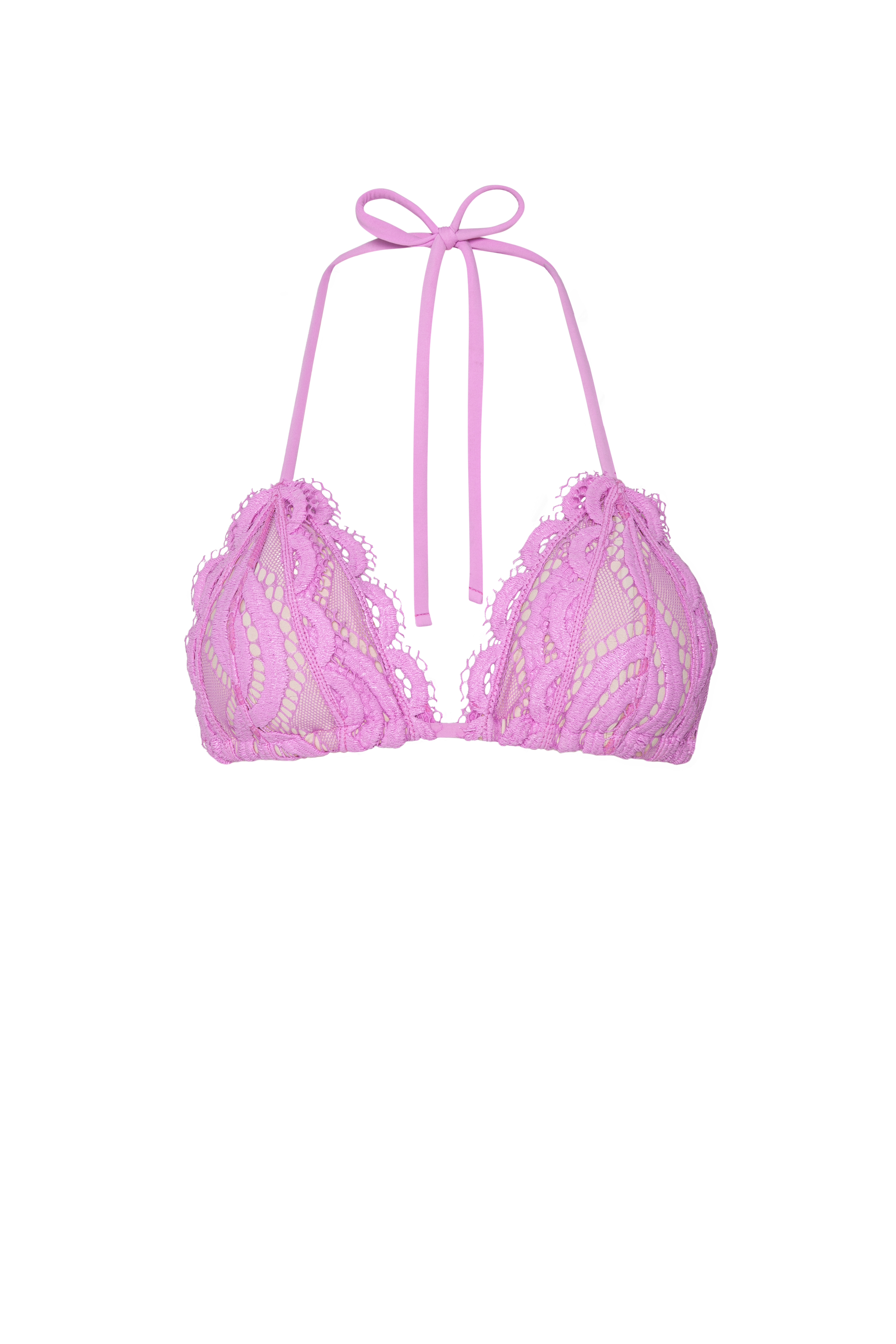 PQ Swim Wisteria Lace Triangle Top