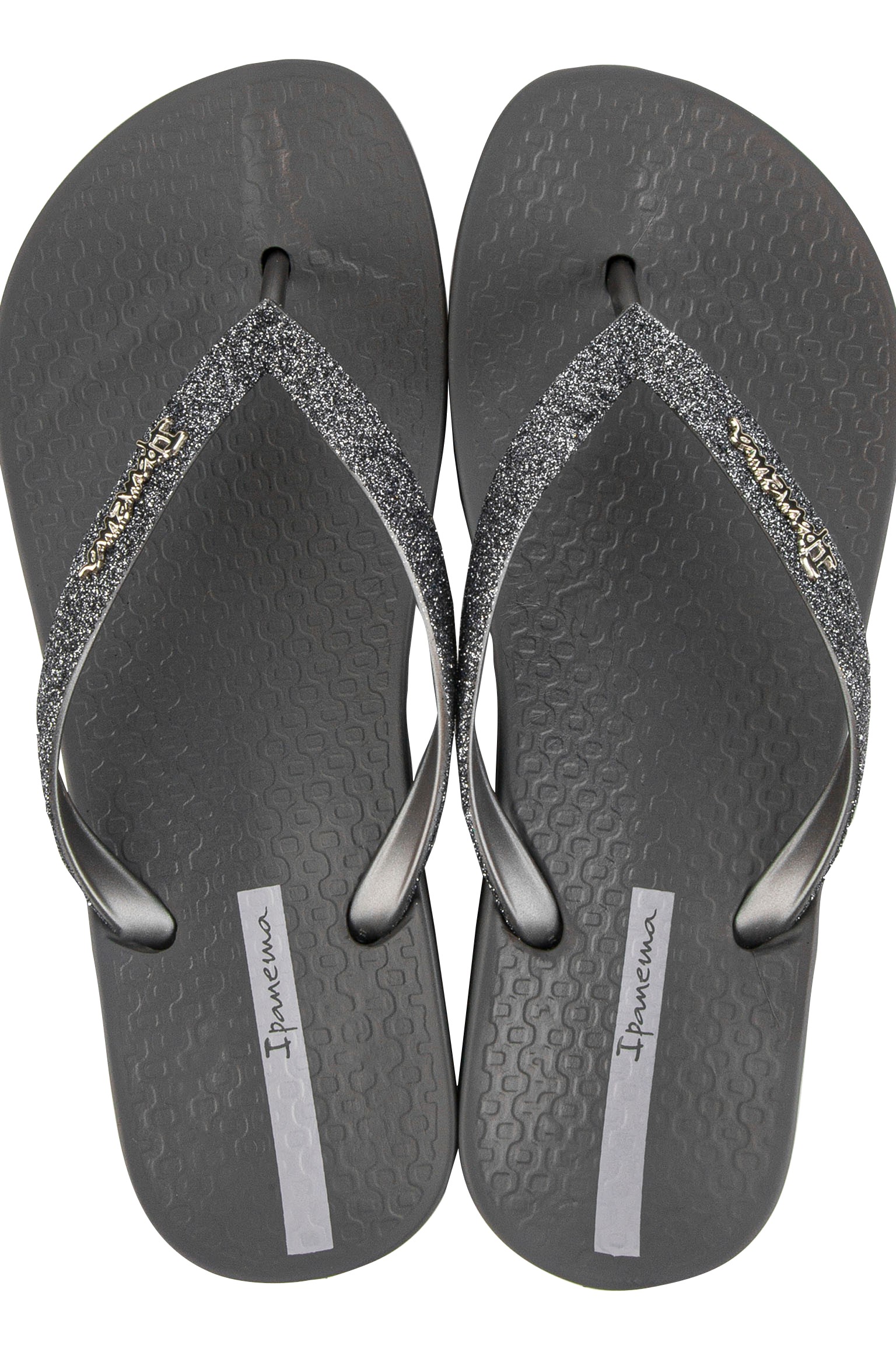 Ipanema Slippers Grey with Glitter