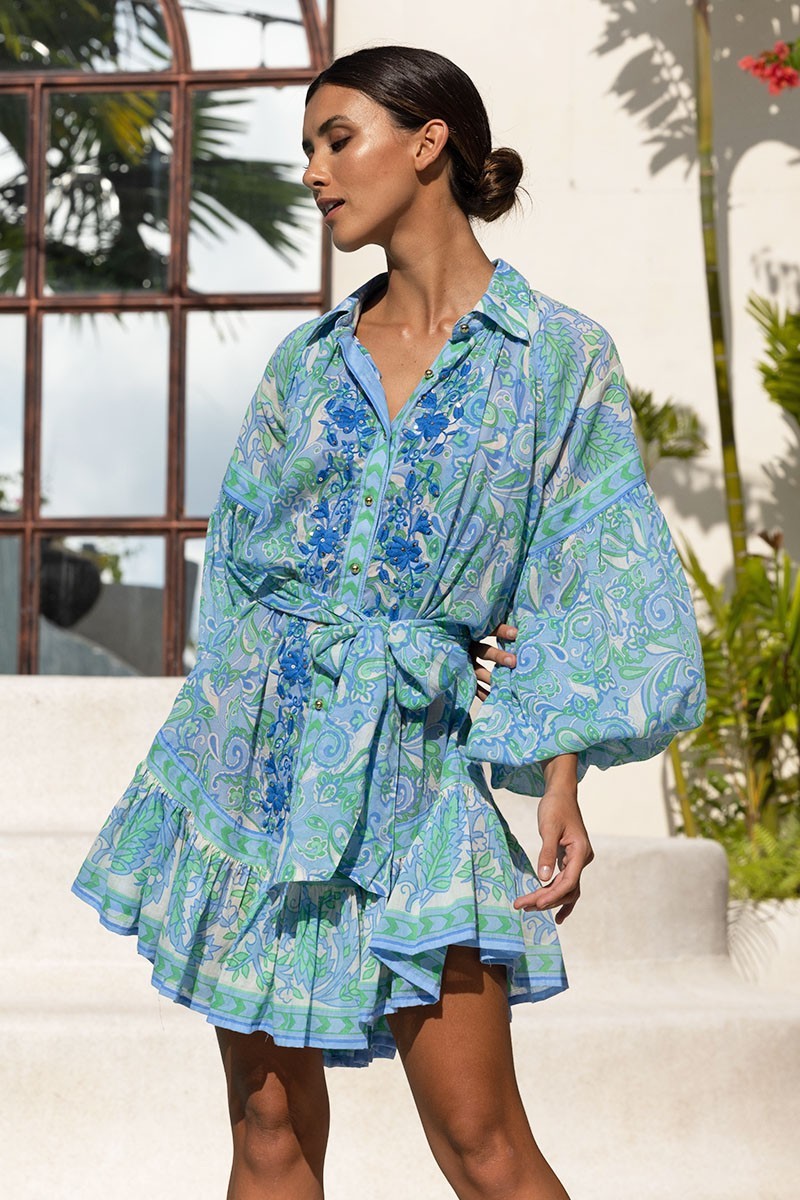 Miss June Dress Elsa Blue