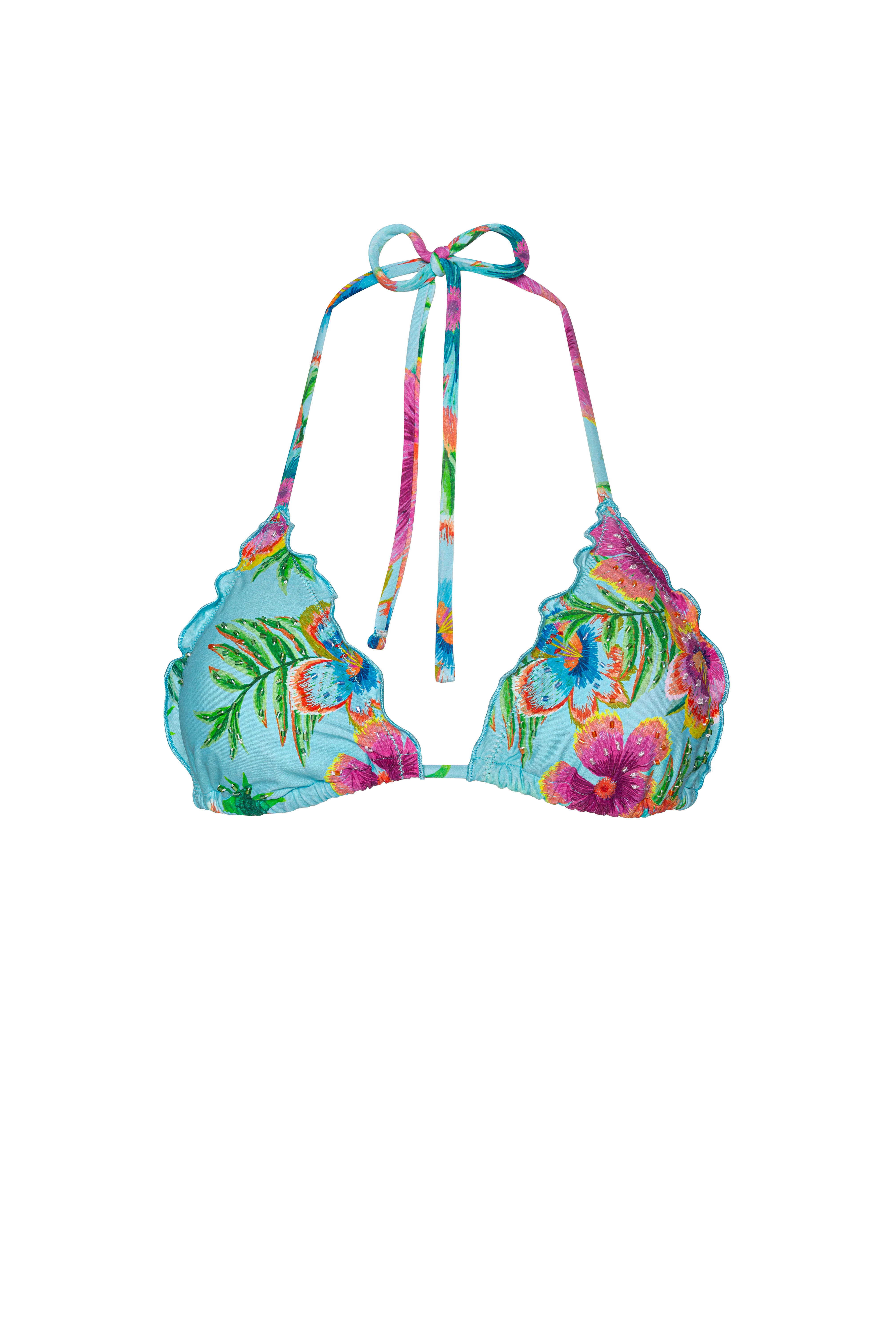 PQ Swim Solana Geborduurde Triangel Top