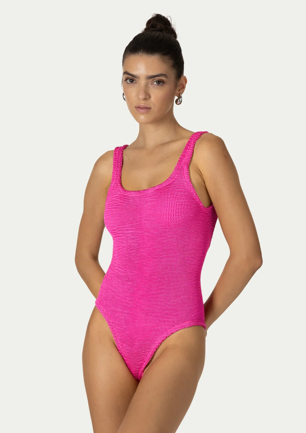 Paramidonna Hailey Geribbeld Badpak Roze Paramidonna Hailey Geribbeld Badpak Roze