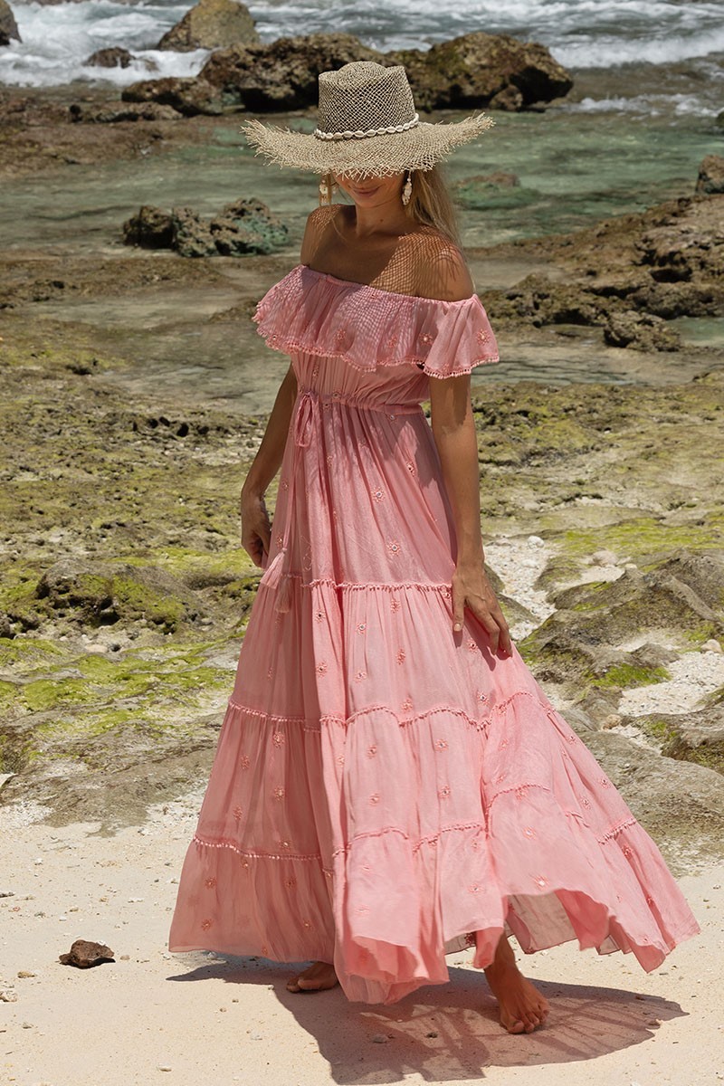 Miss June Long Dress Kate Pink