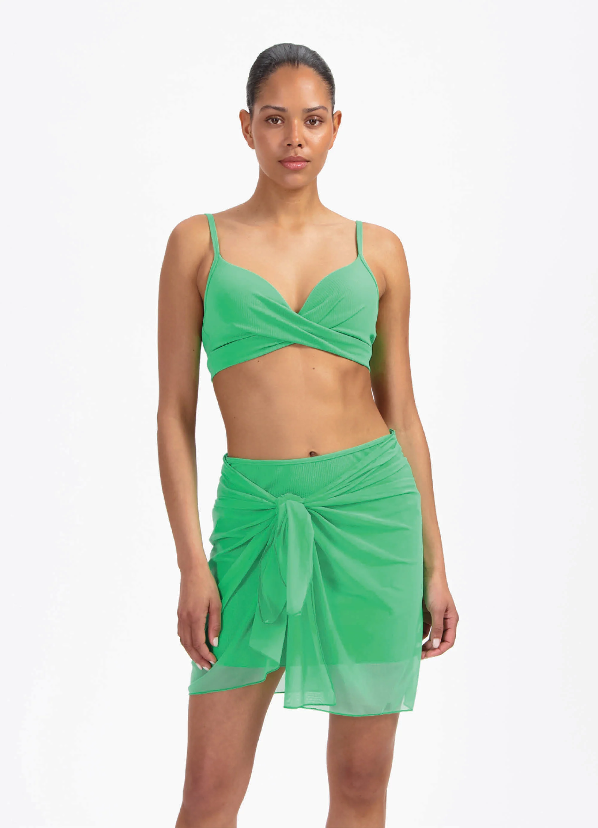 Beachlife Spring Green Mesh Pareo