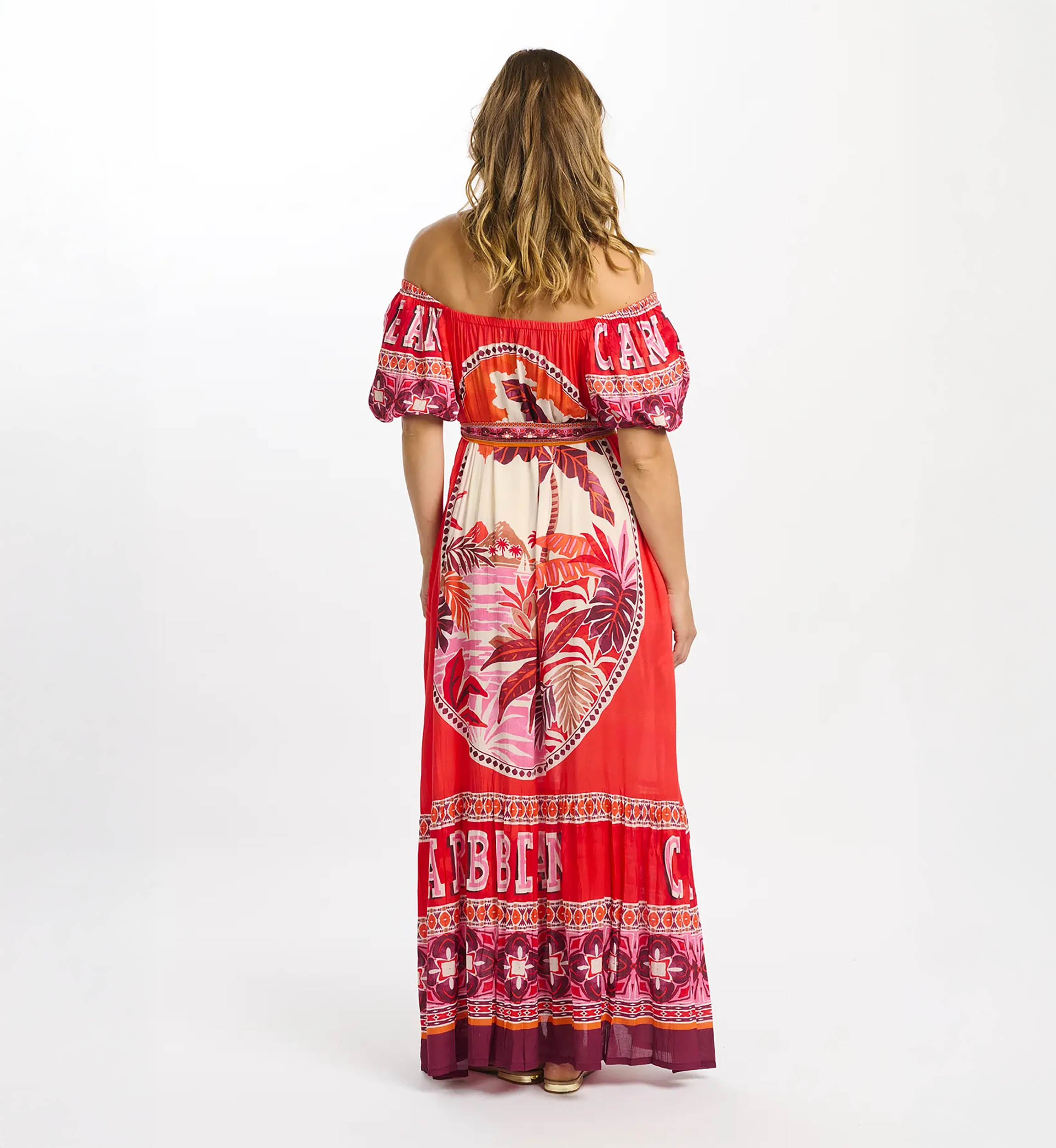 Miss June Lange Peony Jurk