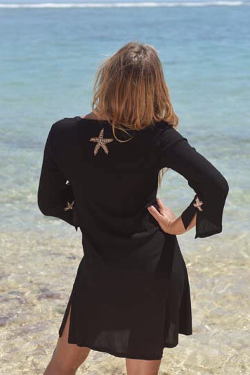 Hot Lava Tuniek Starfish Zwart