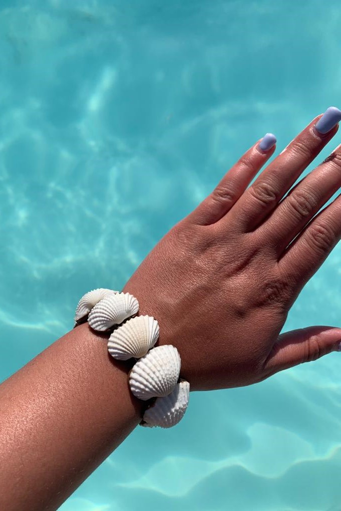 Hot Lava Schelpen Armband-Uniek-Naturel