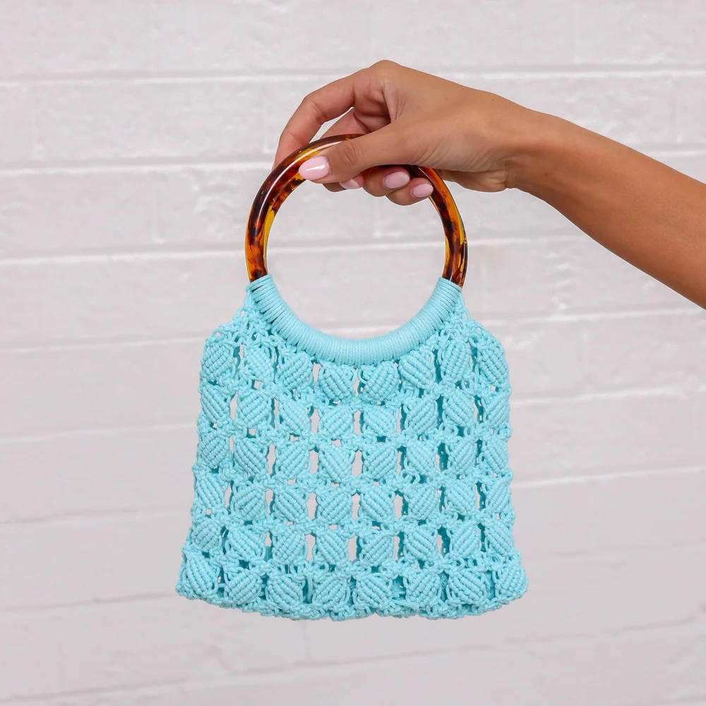 Kulani Kinis Sugar Sky Crochet Tas