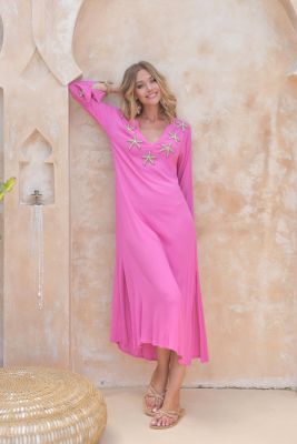Hot Lava Starfish Caftan Bubblegum