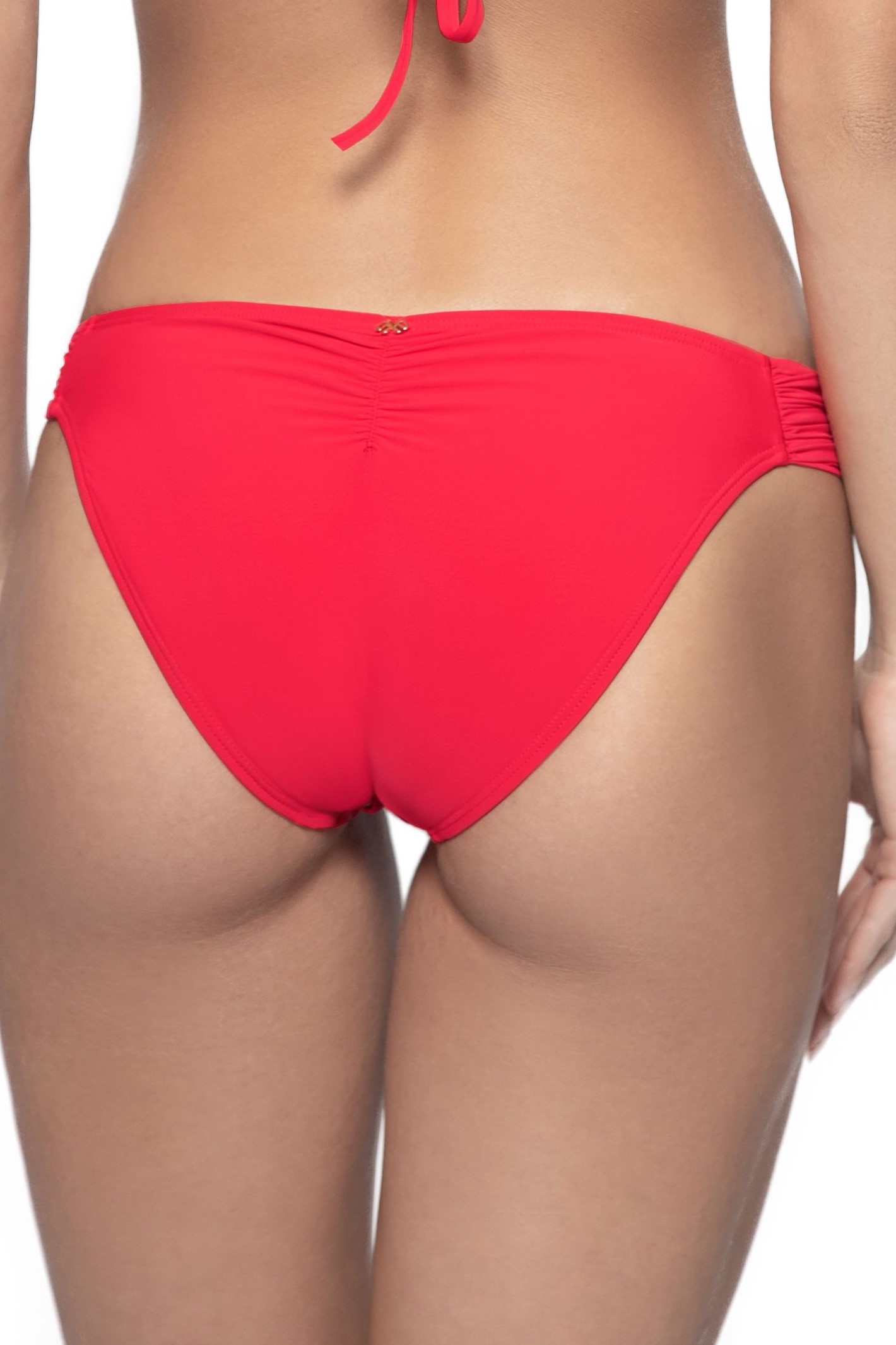 Pilyq Swim Avalon Kanten Bikini Broekje Rood