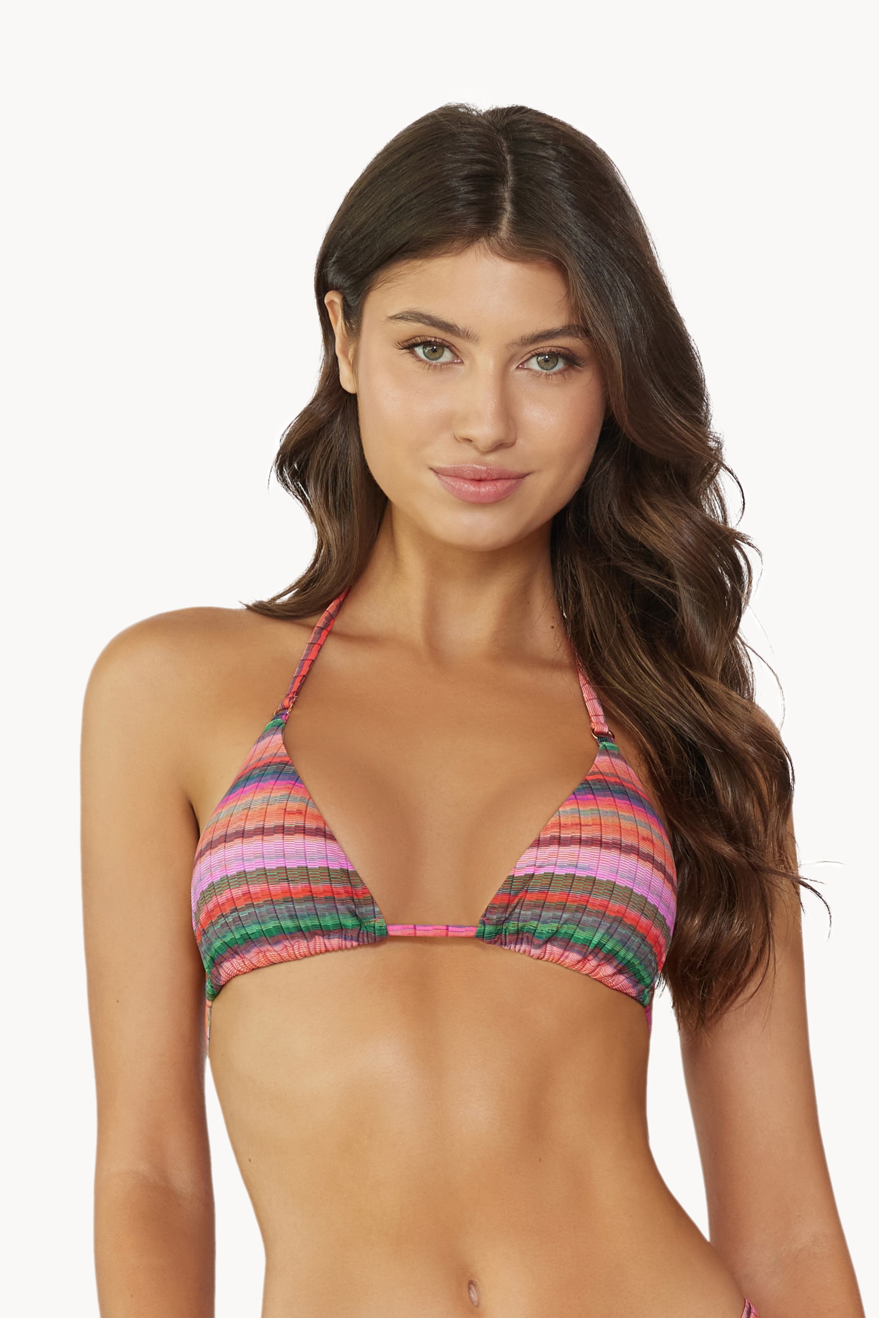 Pilyq Swim Jetty Stripe  Triangle Bikini Top