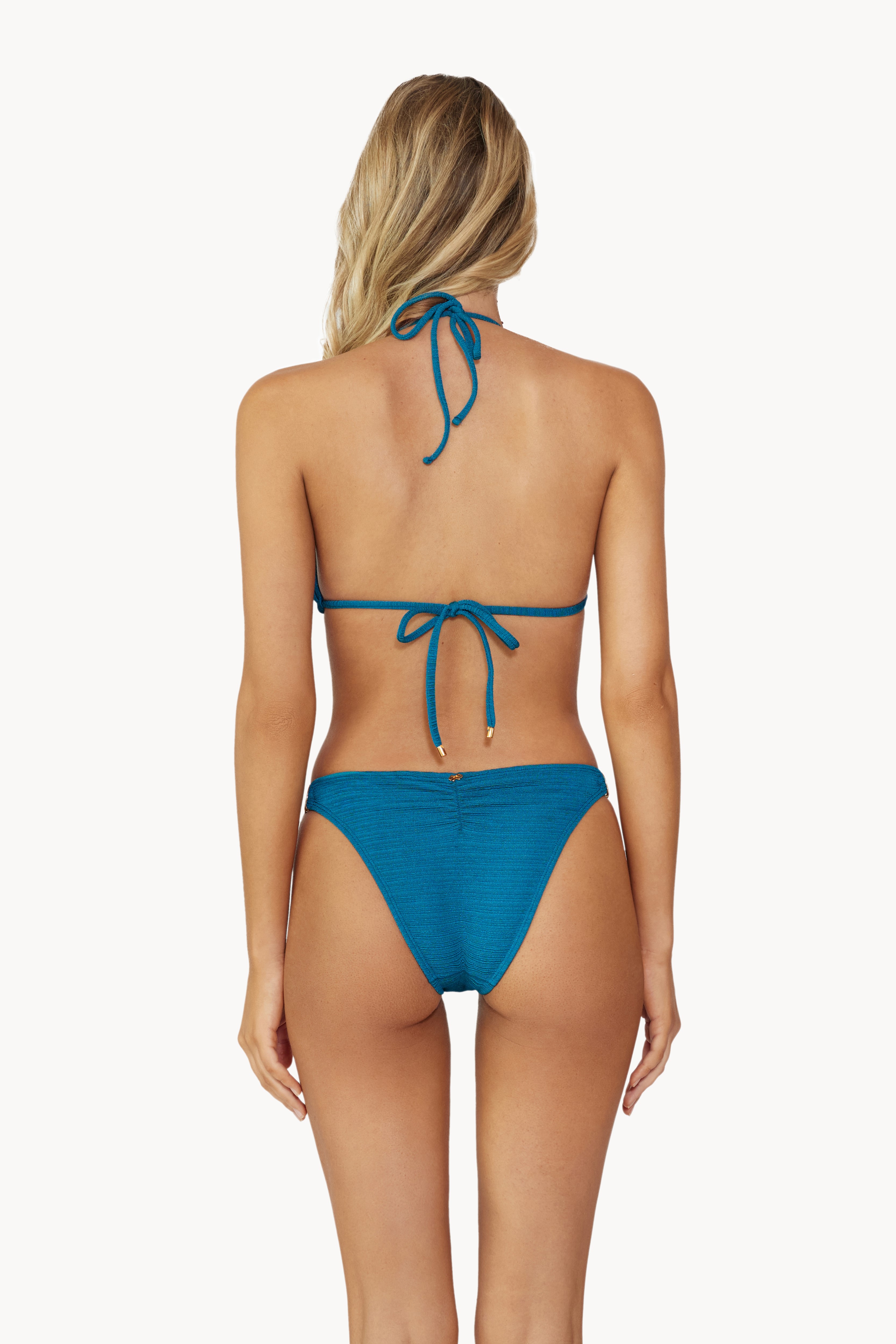 Pilyq Swim Turquoise Tides Triangel Bikini