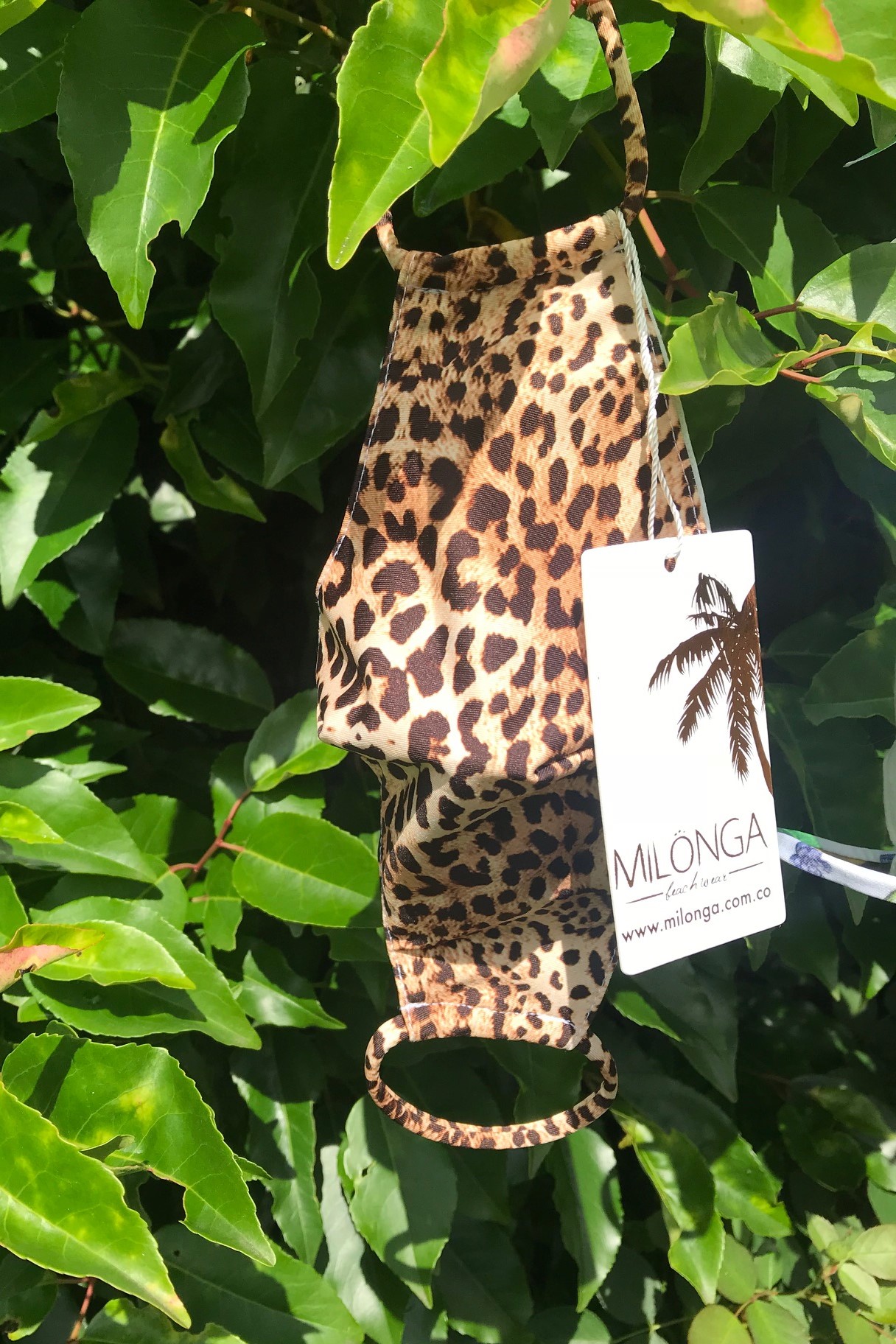 Milonga Trendy Wasbaar Mondkapje Dierenprint