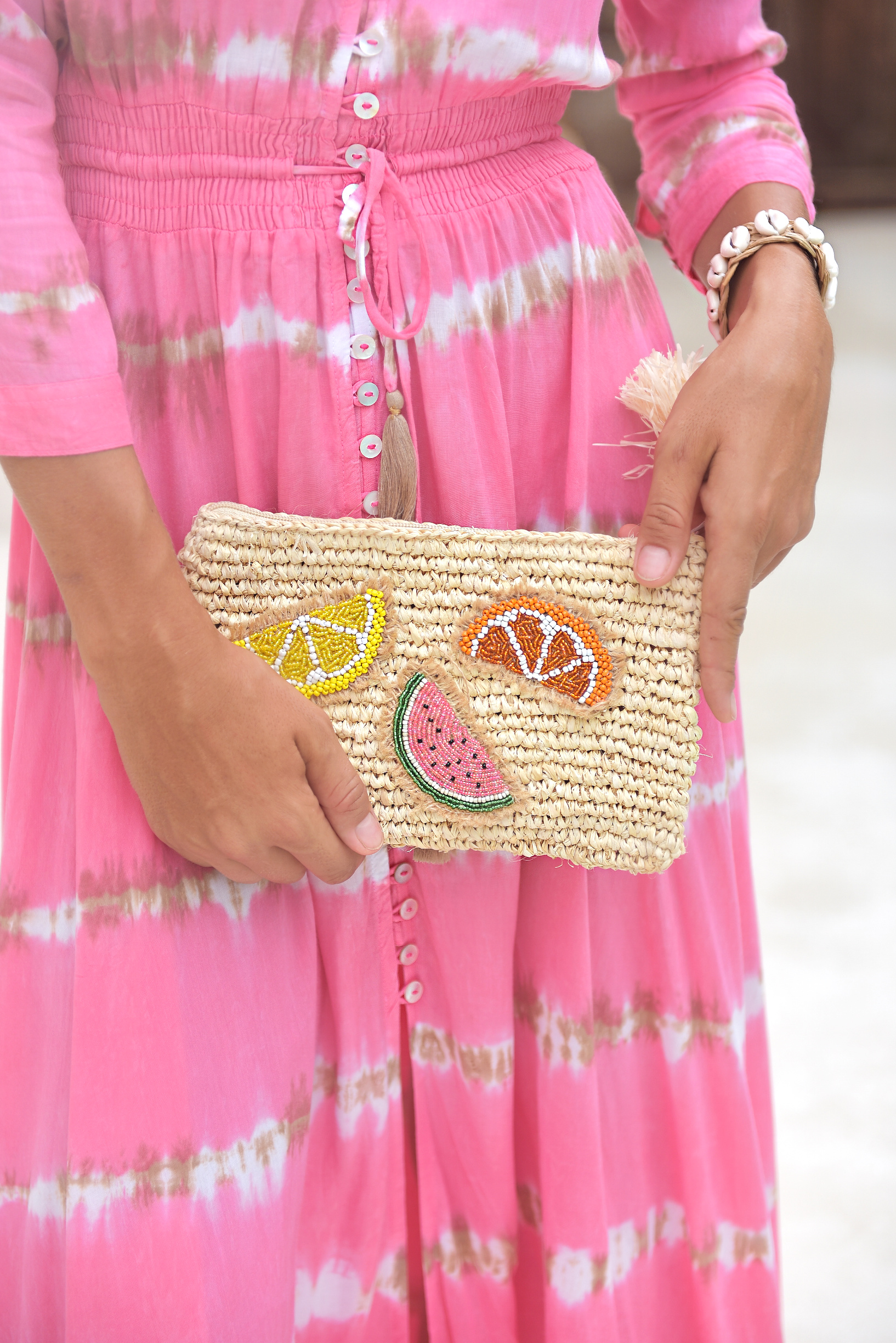 Hot Lava Clutch Tropicana Naturel