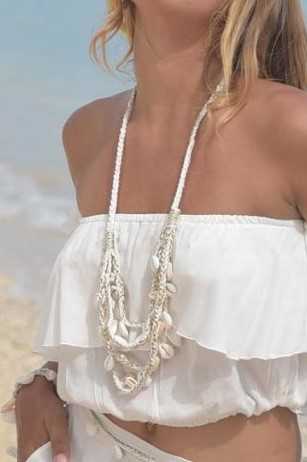 Hot Lava Necklace Montego Bay Ivory