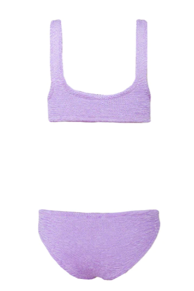 Paramidonna Geribbelde Fashion Bikini Lila
