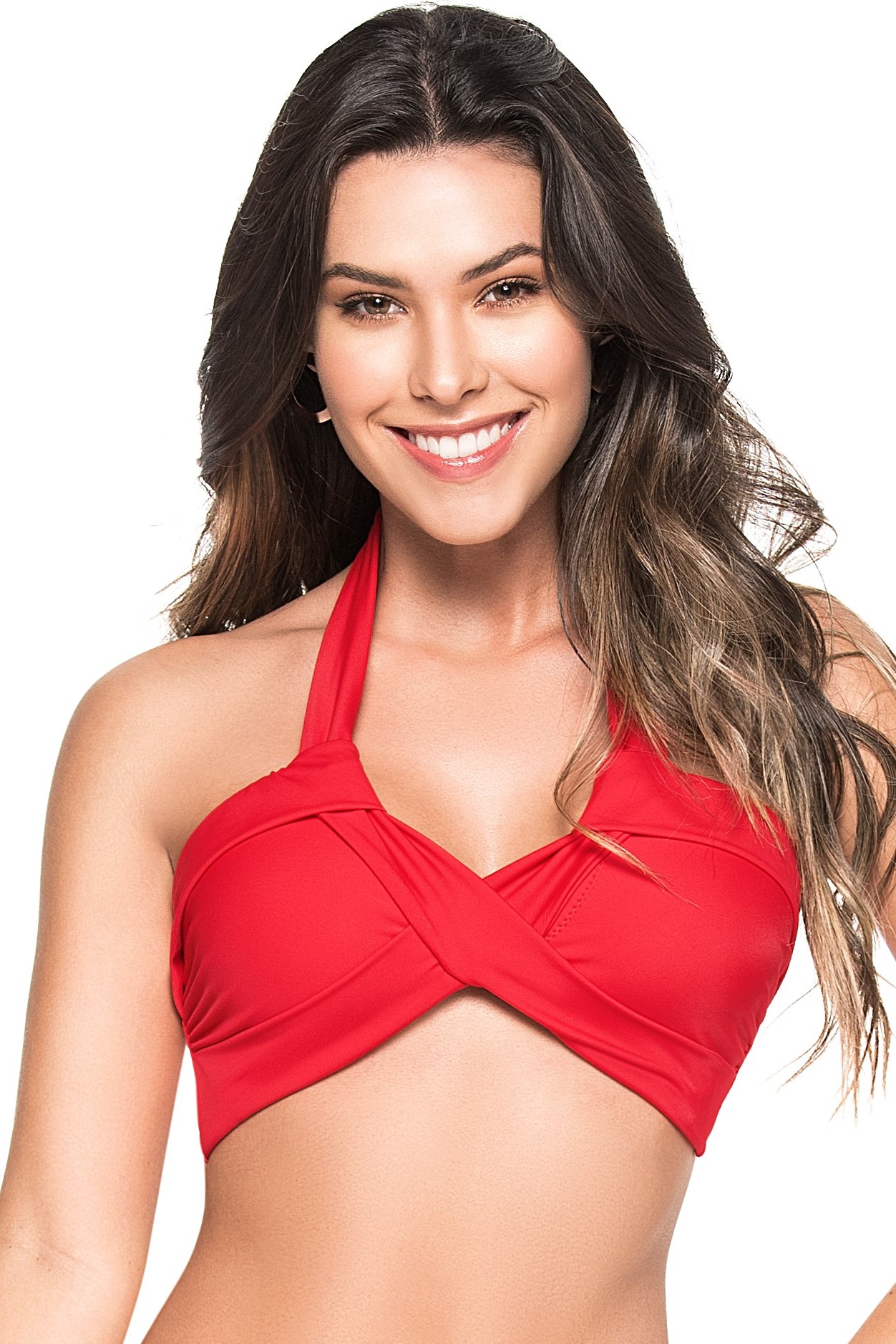 Phax Deluxe Flowers Halter Bikini Top 