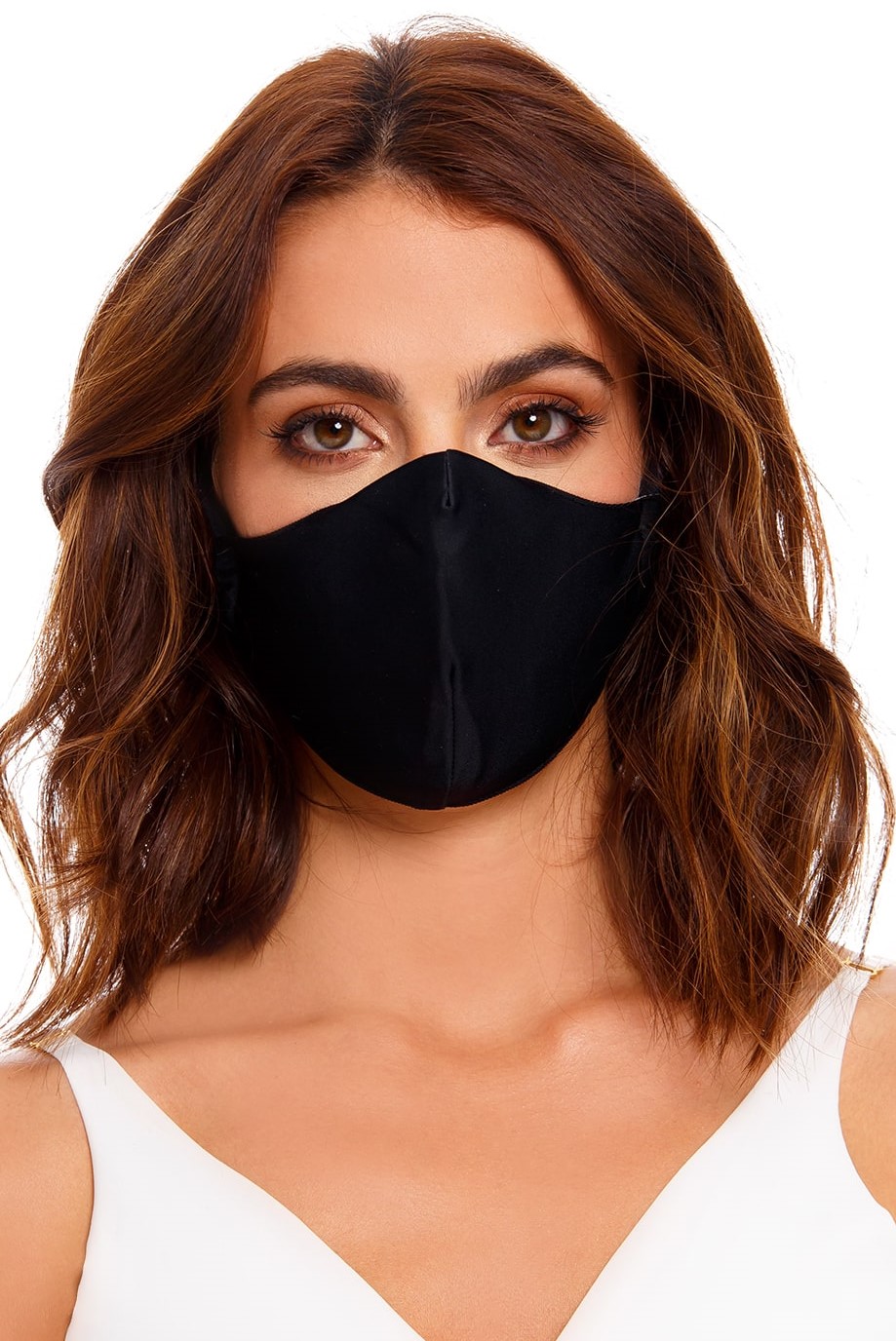 Milonga Trendy Wasbaar Mondkapje Zwart 