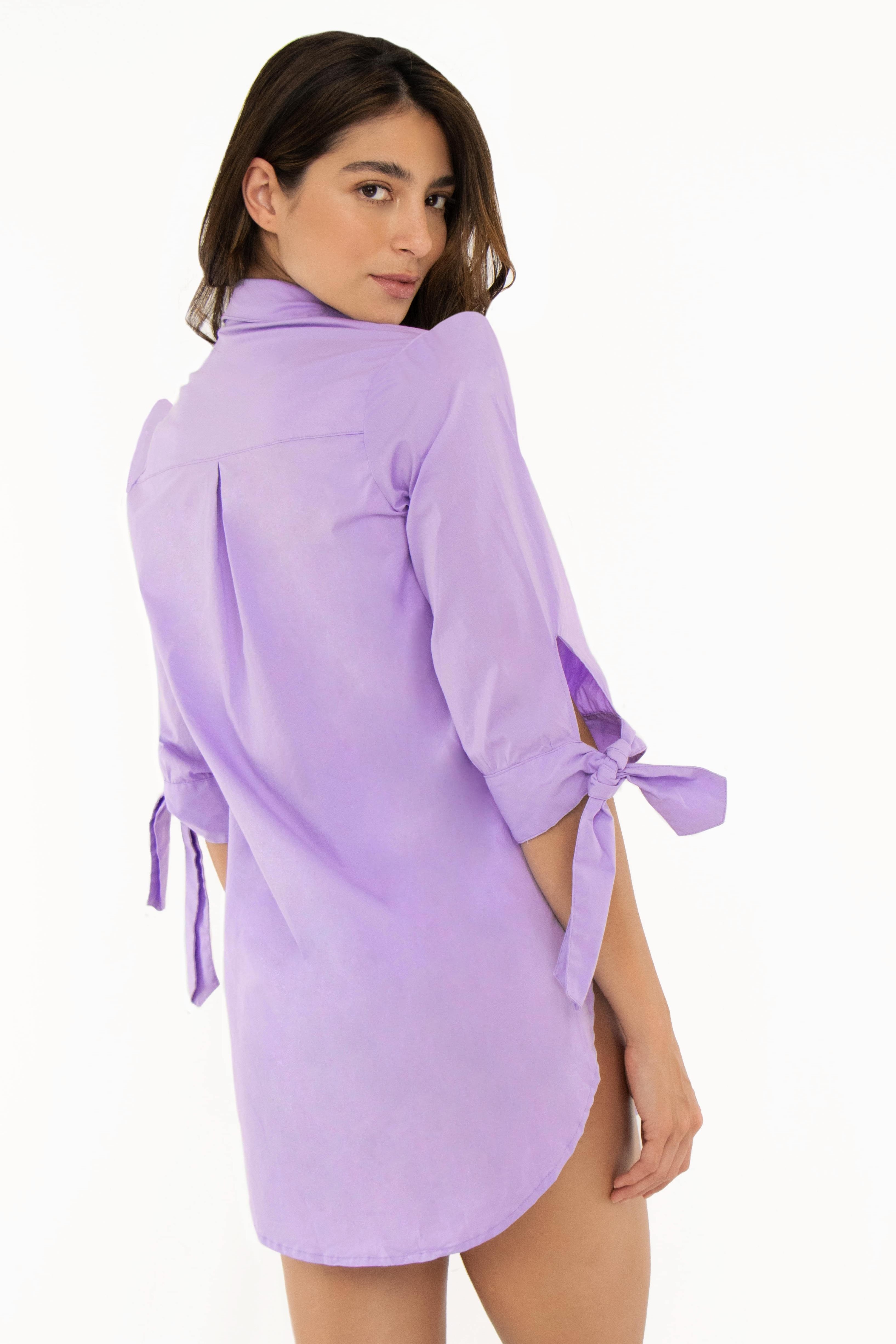 Milonga Violet Strandblouse Lila