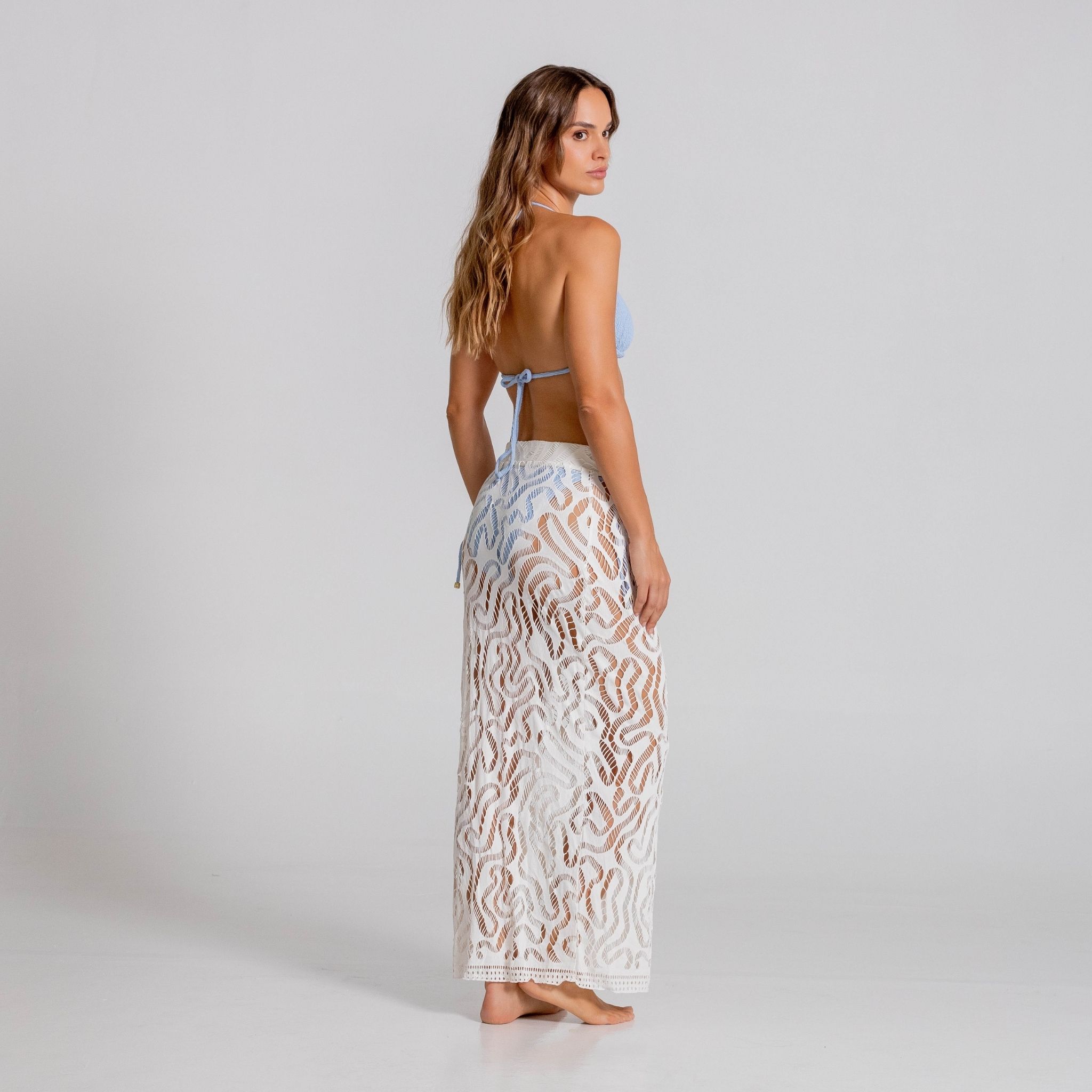 Cosita Linda Mystic Waeve Maxi Lace Skirt