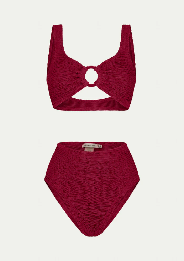 Paramidonna Irina High Waist One Size Bikini Burgundy