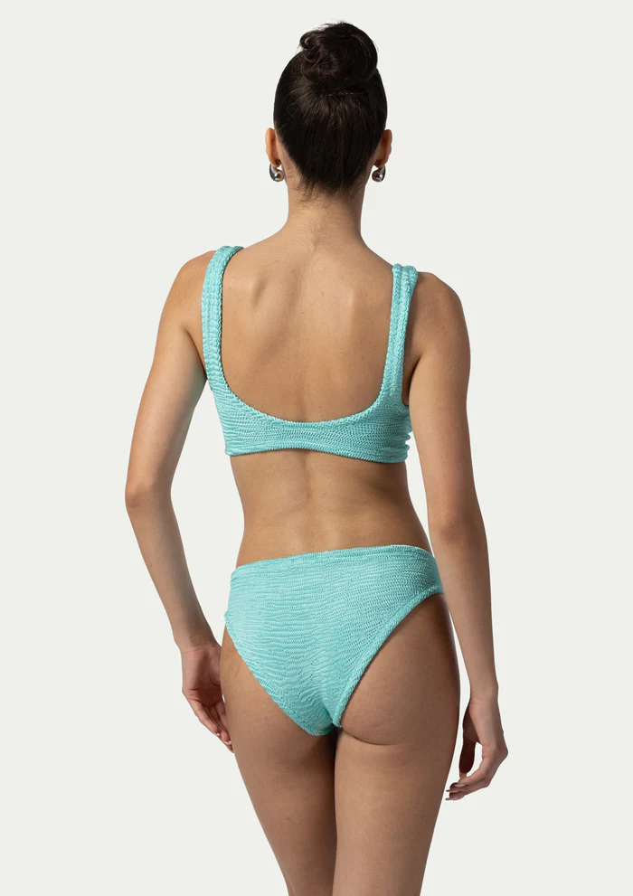 Paramidonna Salma Ribbed One Size Bikini Aquamarine