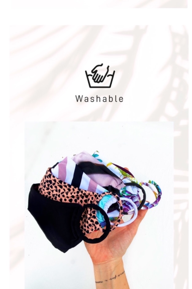 Phax Trendy Wasbaar Mondkapje Licht Blauw