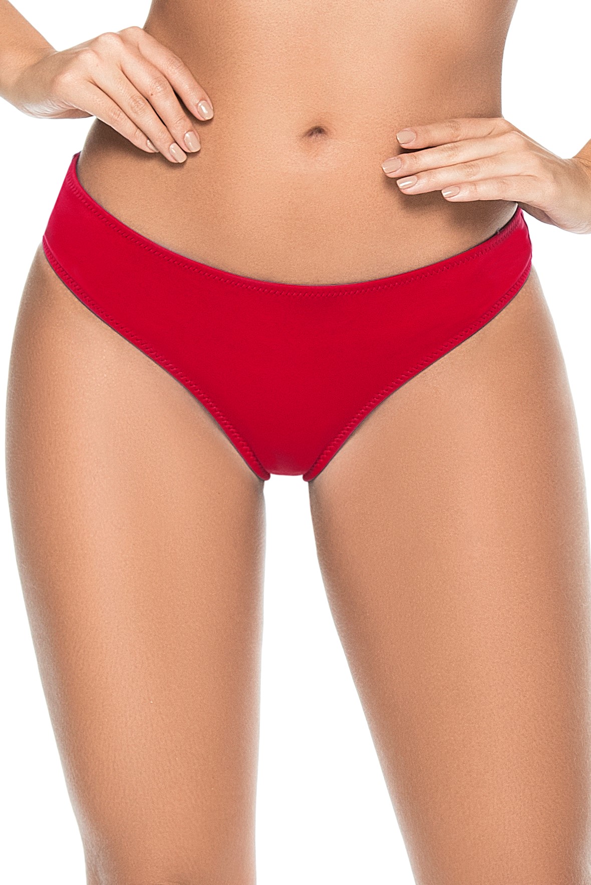 Phax Red Full Bikini Bottom 