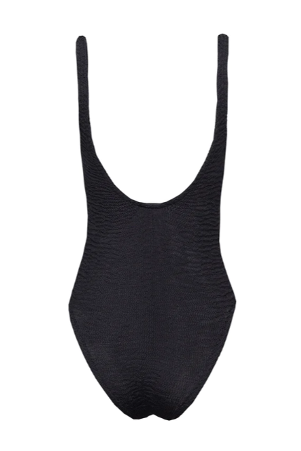 Paramidonna Sophia Ribbed Swimsuit Black