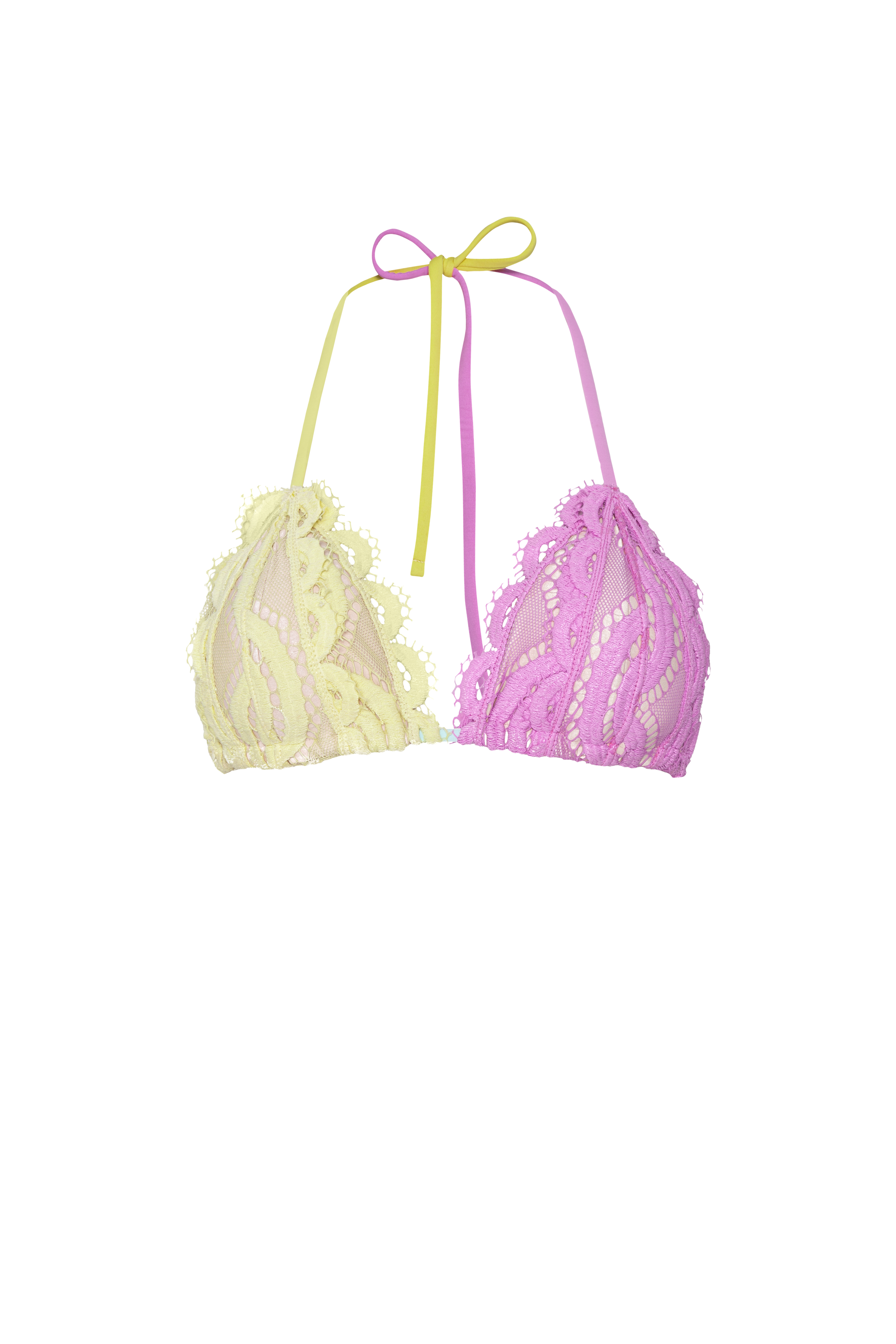PQ Swim Sweat Pea Lace Triangle Top