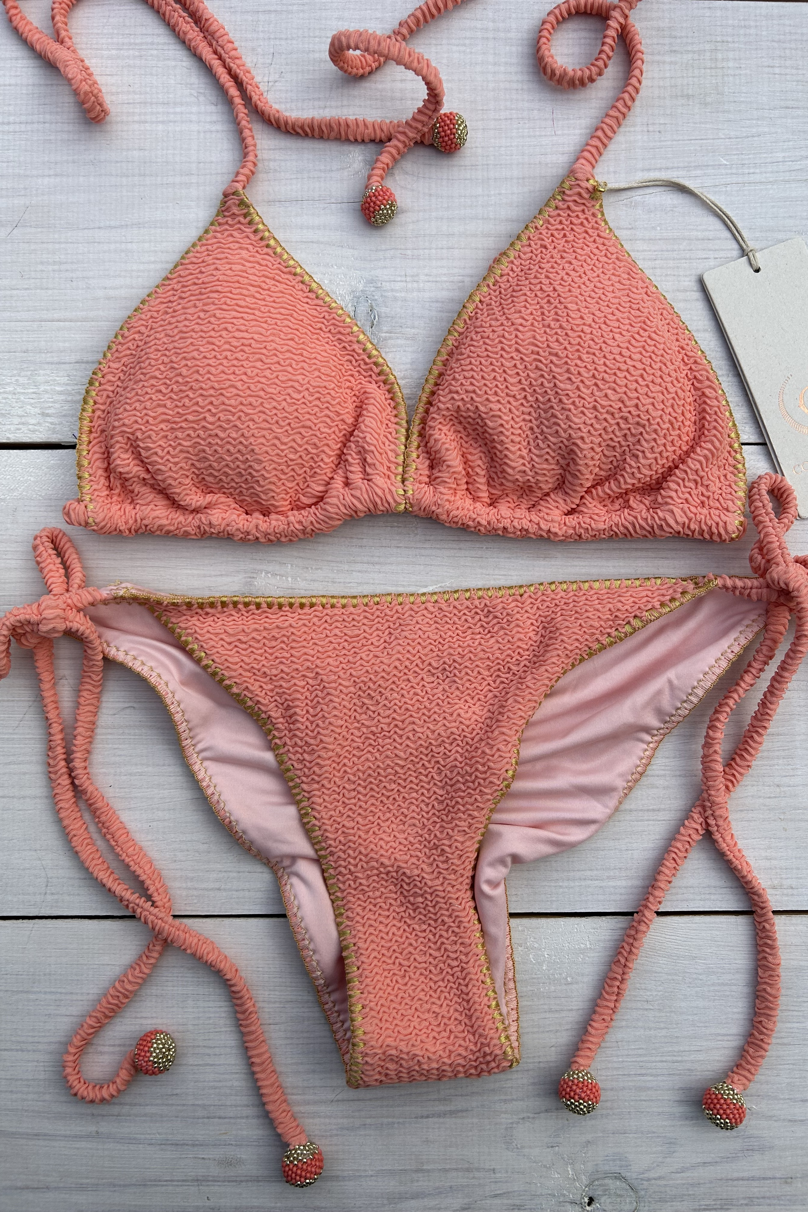 Cosita Linda Sunset Textuur Triangel Bikini