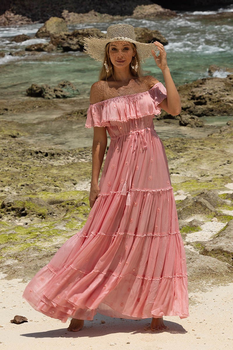 Miss June Long Dress Kate Pink