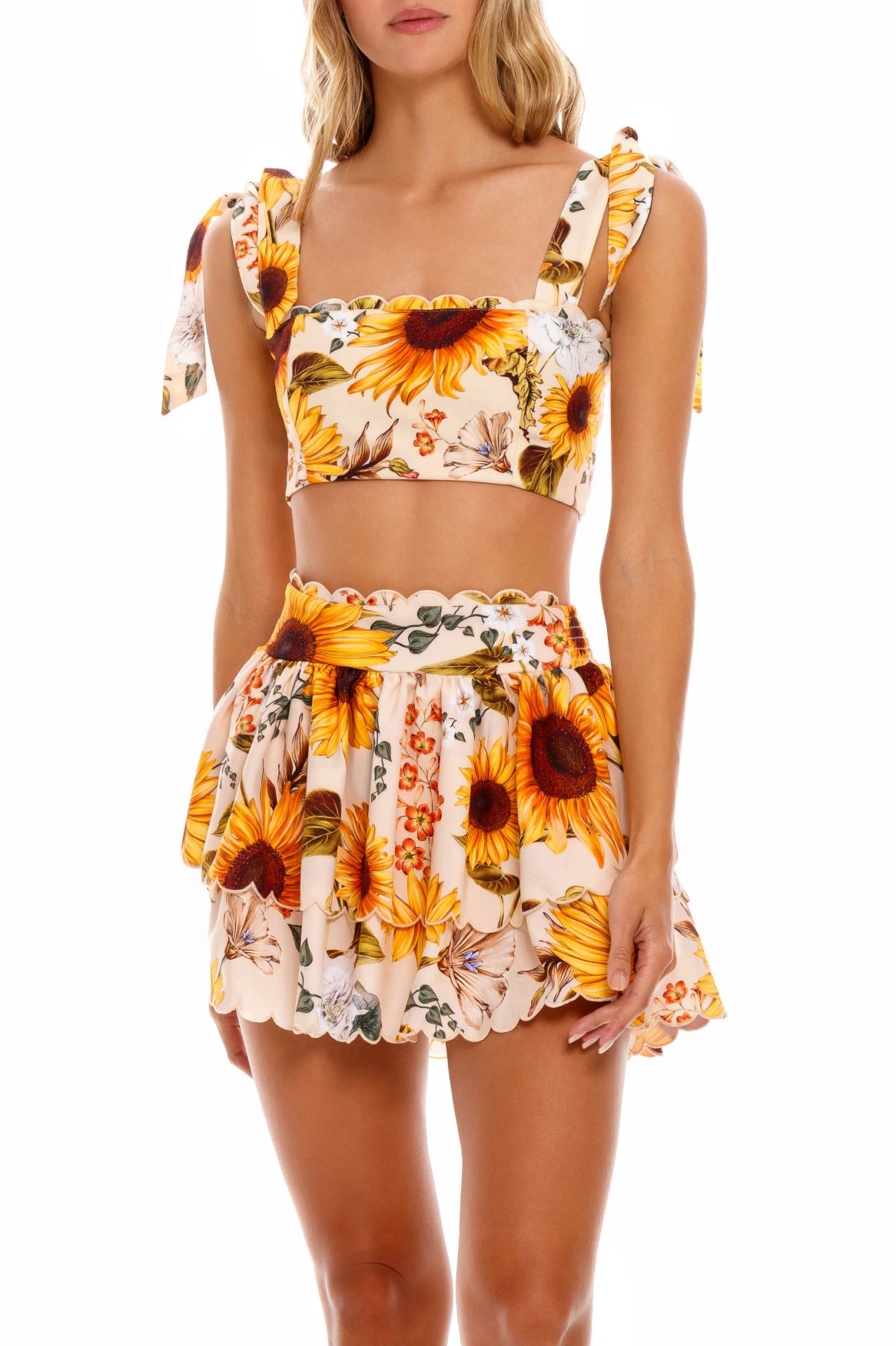 Agua Bendita Sunshower Top + Skirt