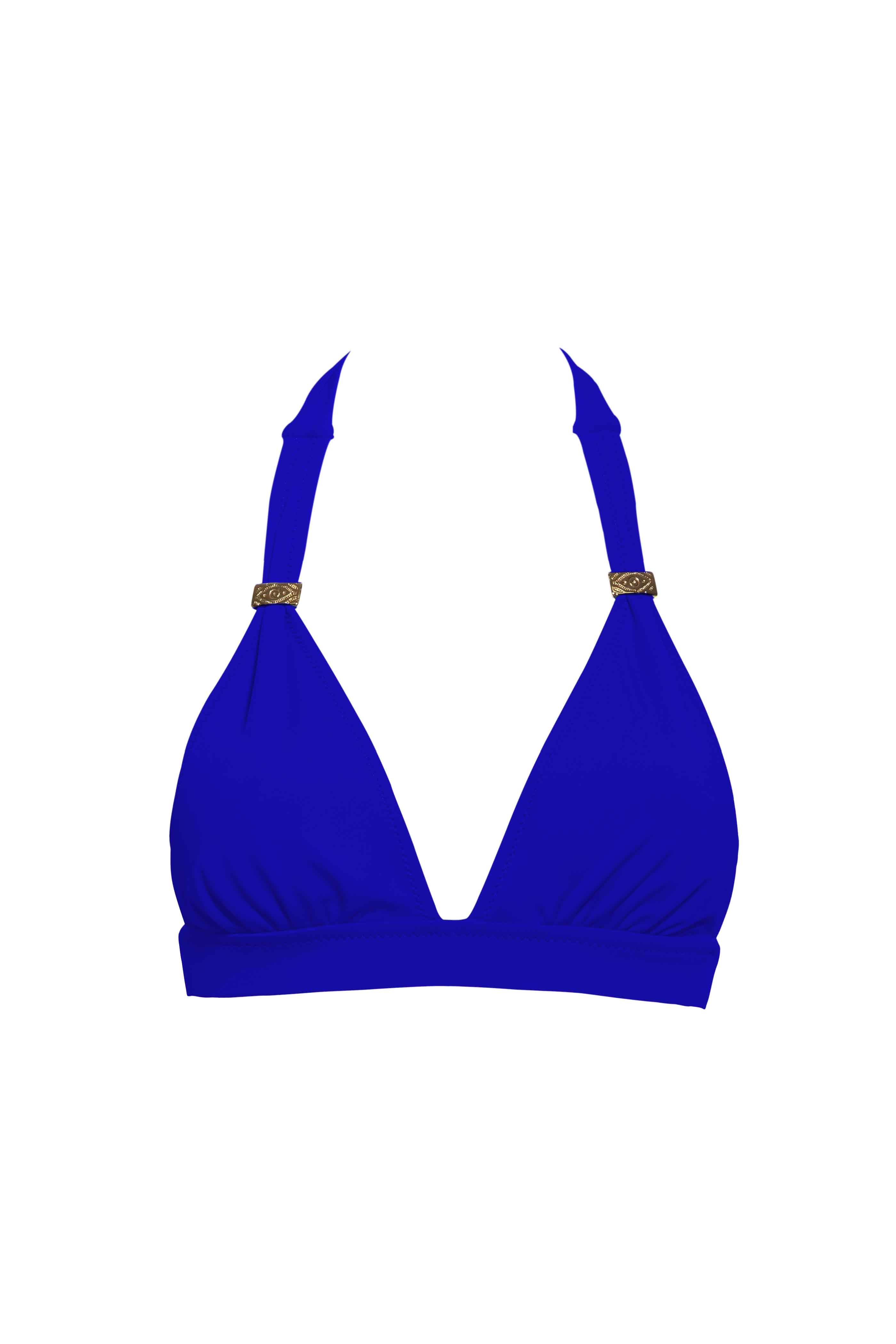 Phax Blauwe Halter Bikini Top 