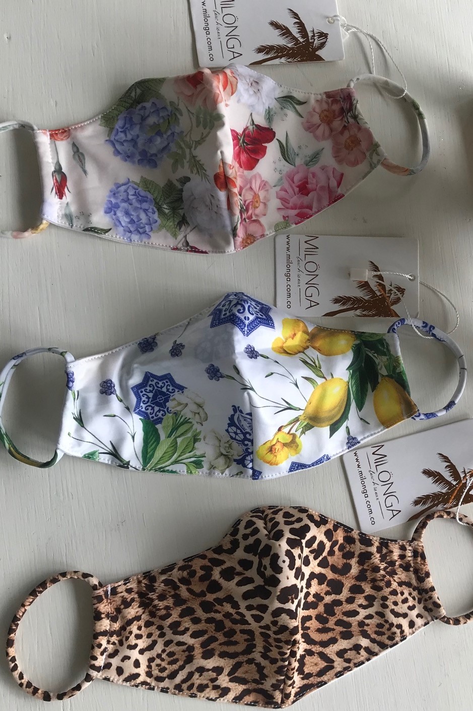 Milonga Wasbaar Mondkapje Limoenen
