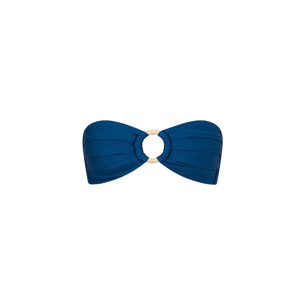 Kulani Kinis Mystic Moon Strapless Top Navy