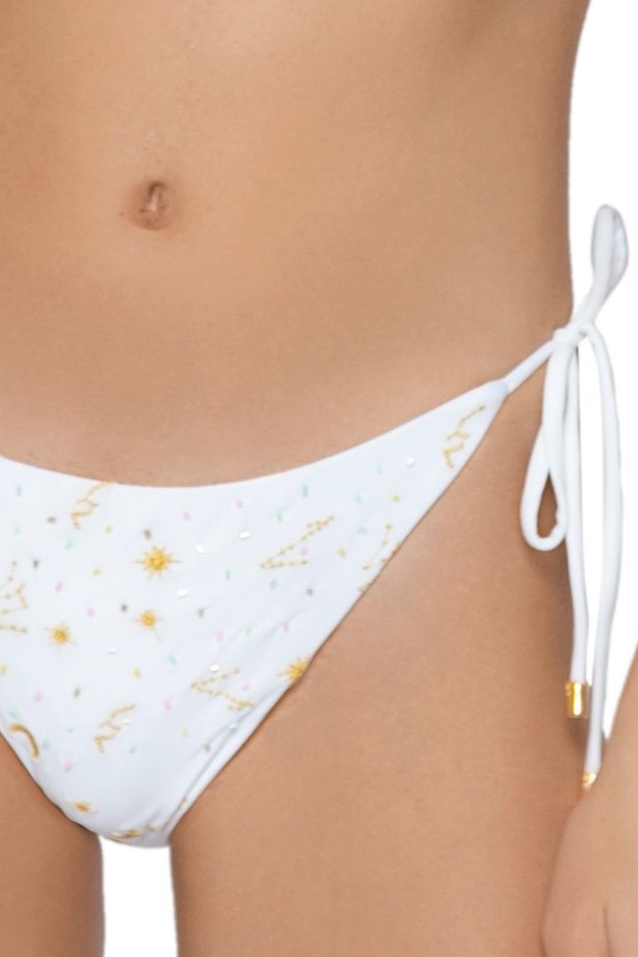 Pq Swim Celestial Tie Side Bikini Bottom 