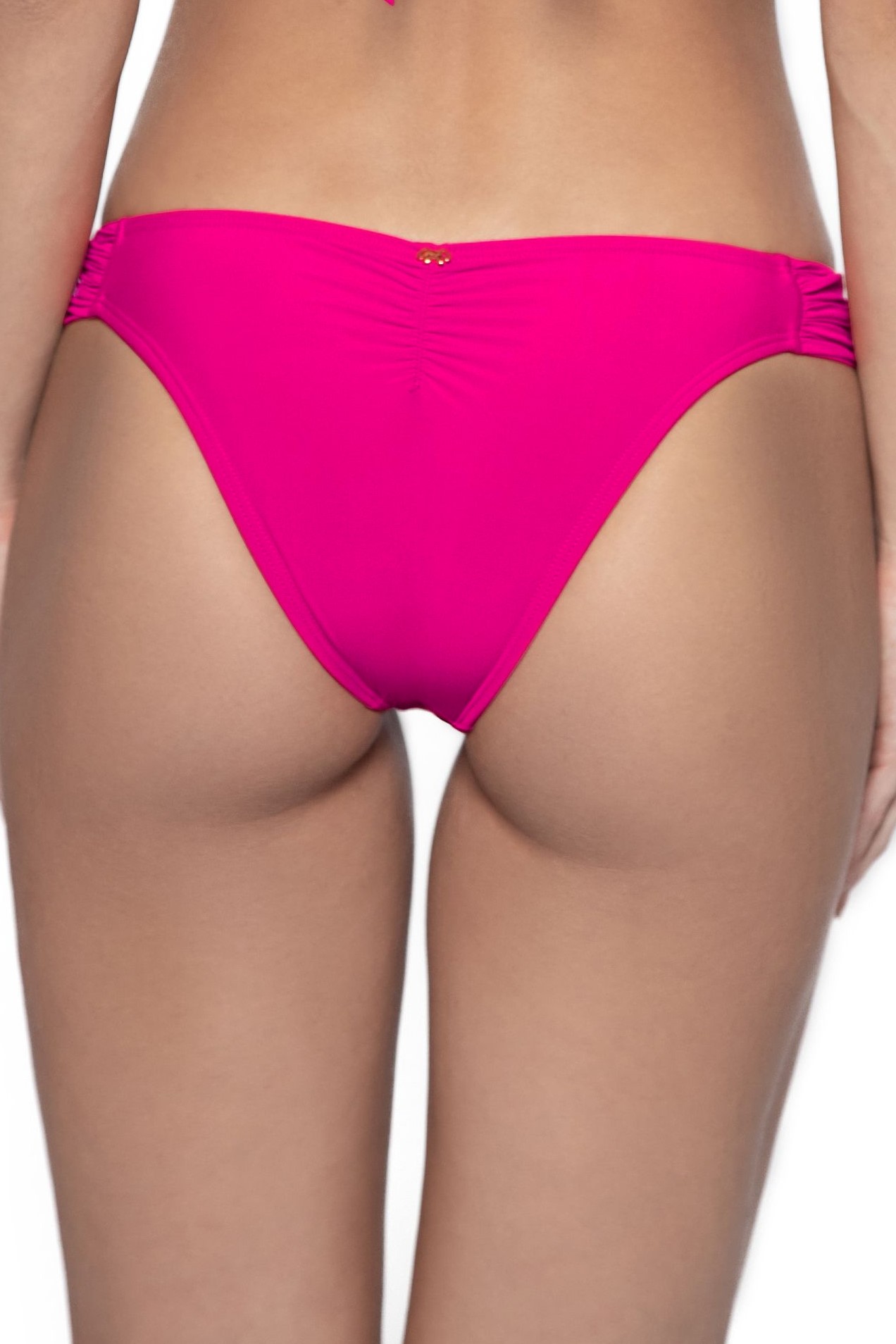 Pilyq Swim Cosmo Pink Lace Latin Bikini Bottom 