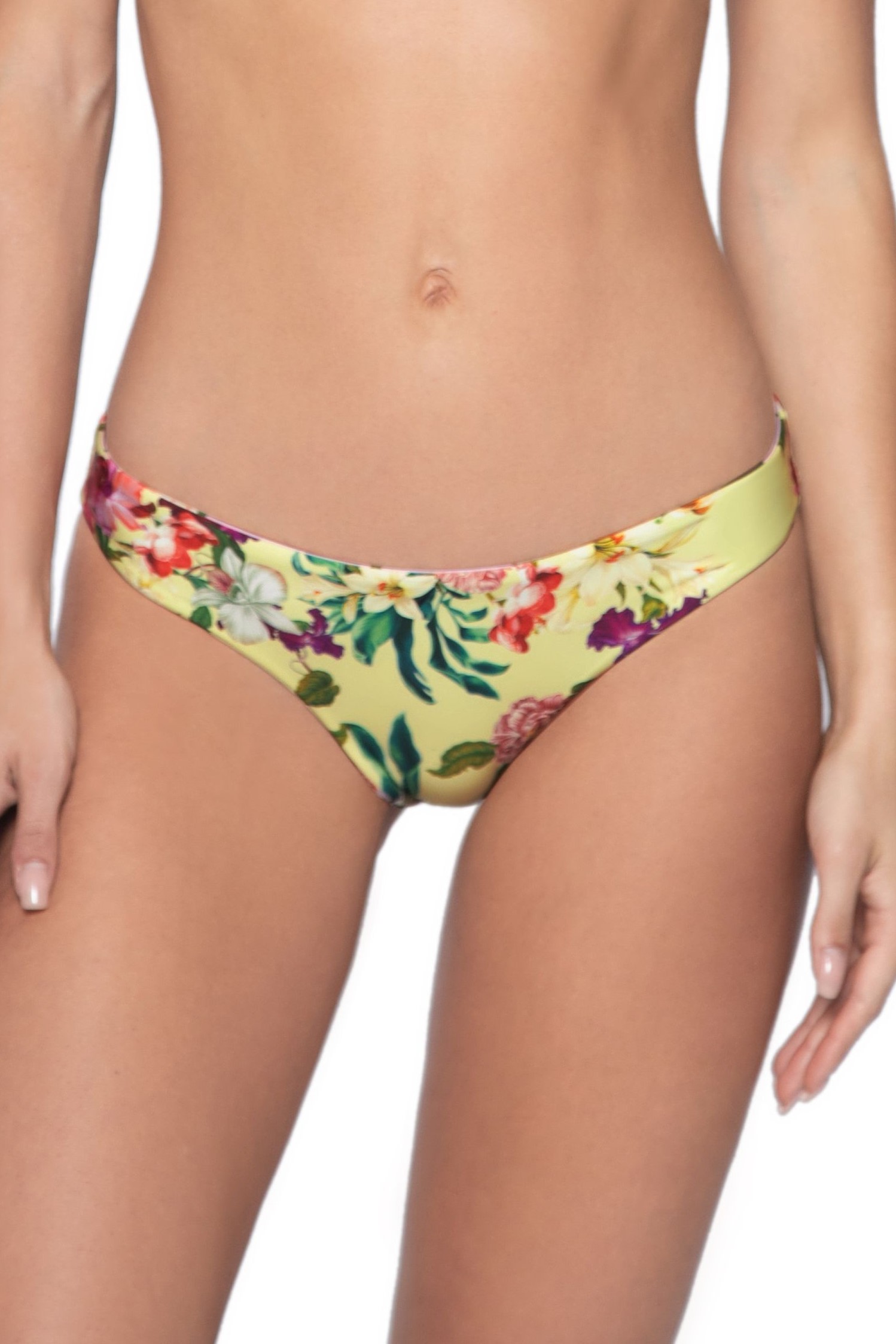 Pilyq Swim Summer Hibiscus Scrunch Bikini Broekje