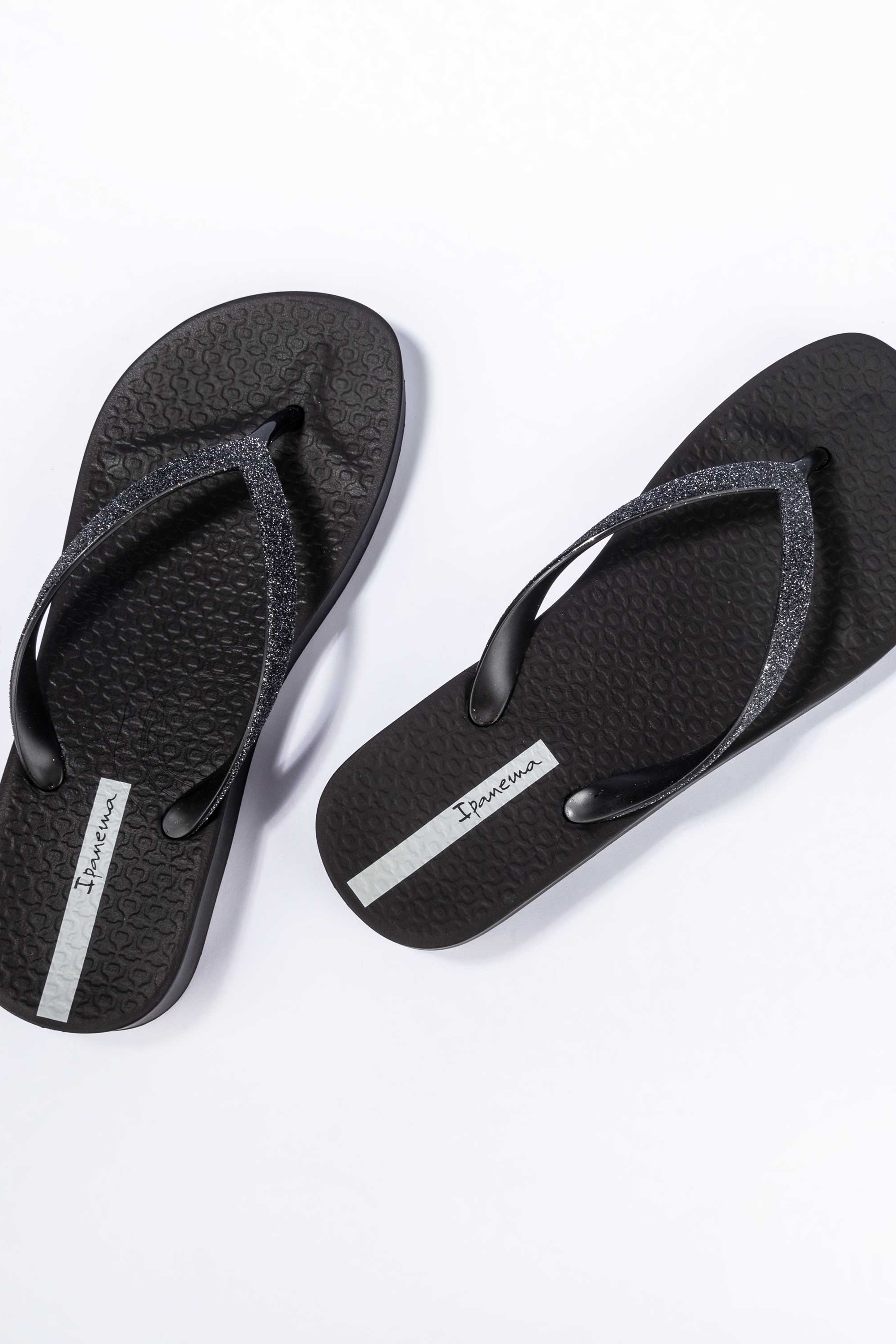 Ipanema Slippers Zwart Hoge Zool Glitters Ipanema Slippers Zwart Hoge Zool Glitters