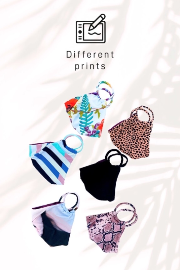 Milonga Trendy Wasbaar Mondkapje Dierenprint