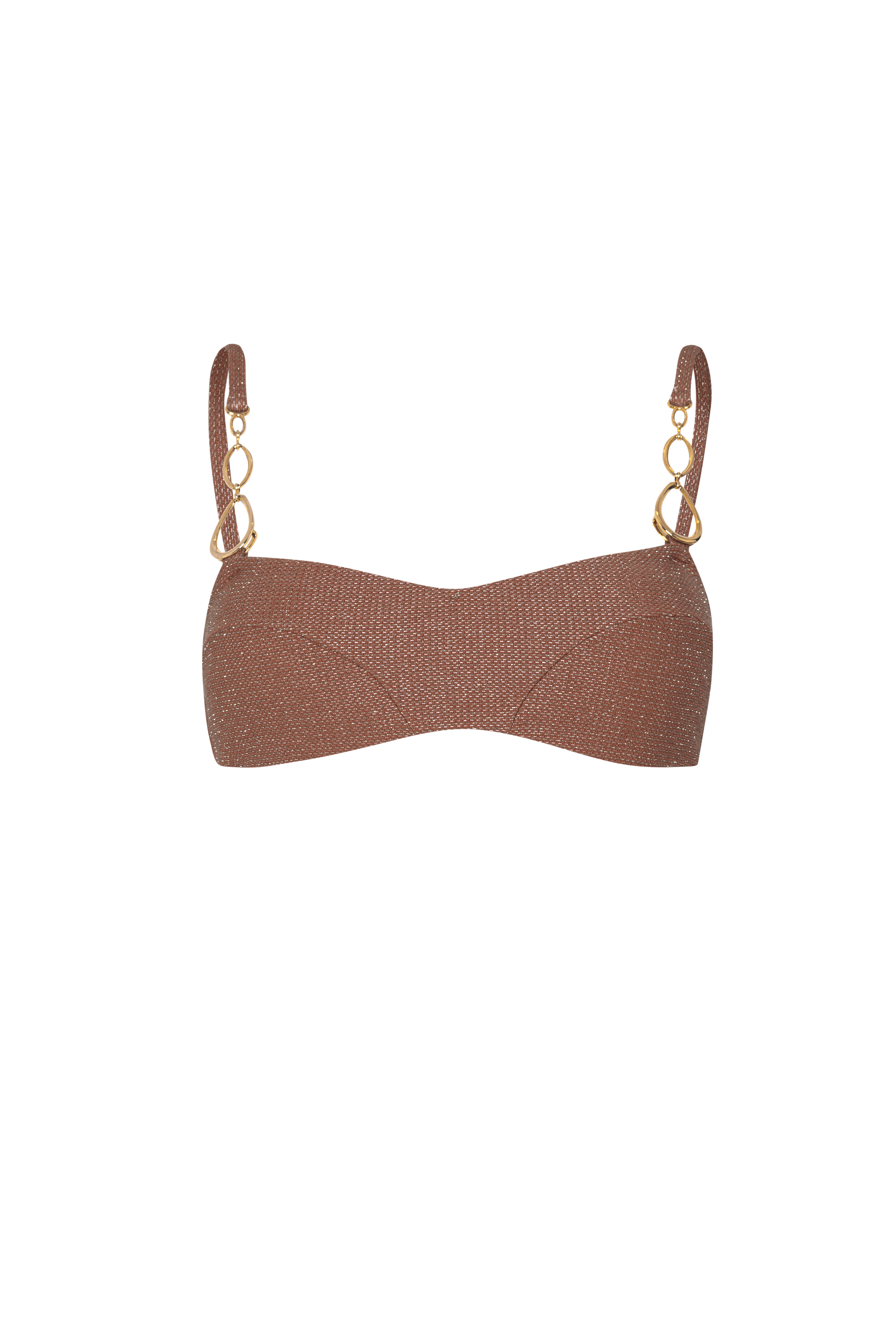PQ Swim Mocha Sasha Bralette Top Brown