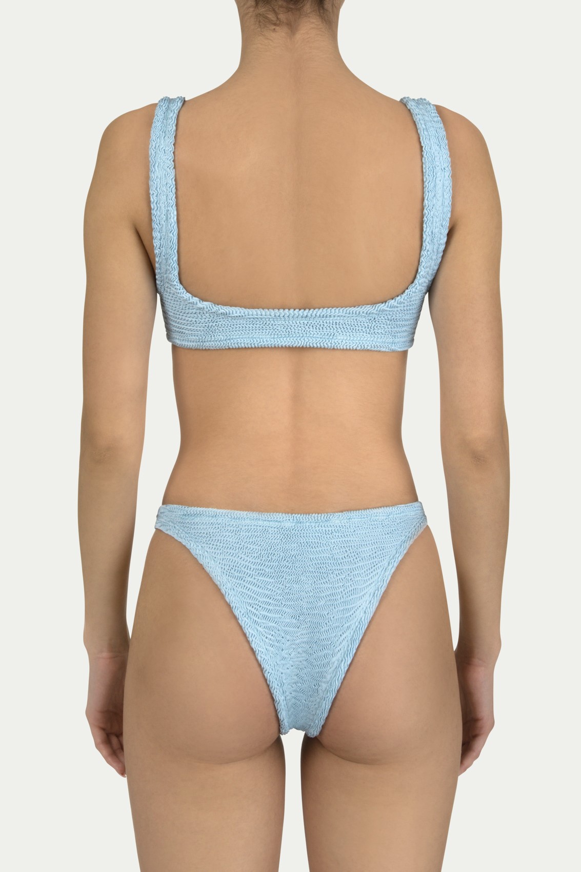 Paramidonna Olivia Ribbed Swimsuit Sky