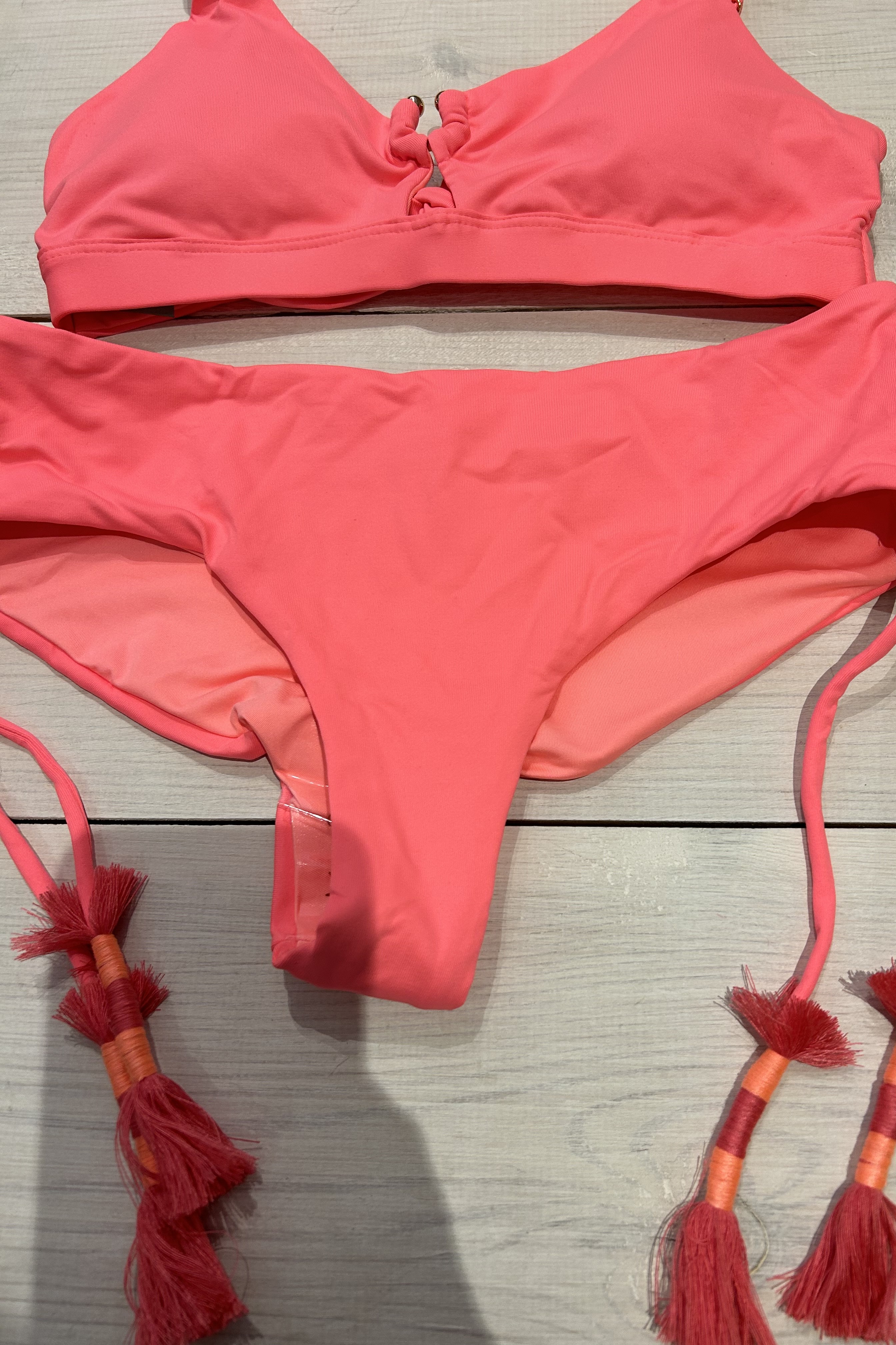 Milonga Palette Halter Bikini Neon Oranje
