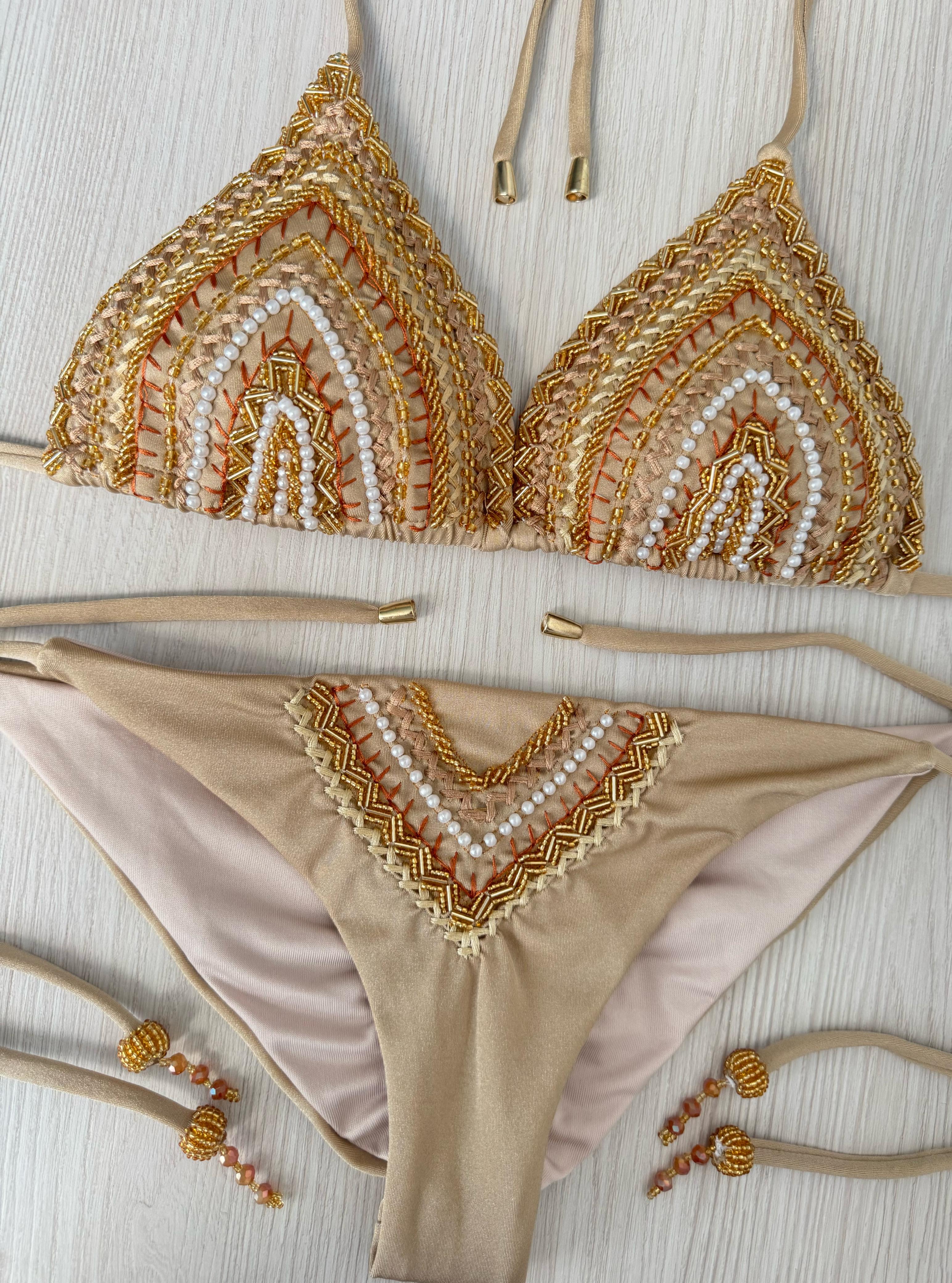 BFO Handgemaakte Detail Bikini Goud BFO Handgemaakte Detail Bikini Goud