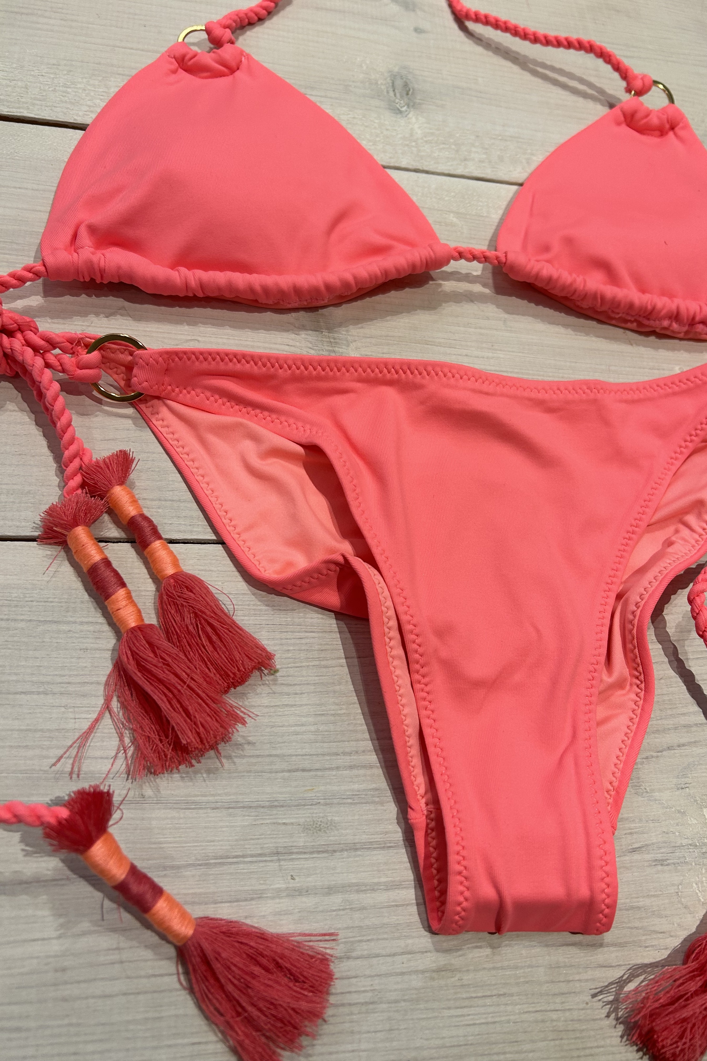 Milonga Palette Triangel Bikini Neon Oranje